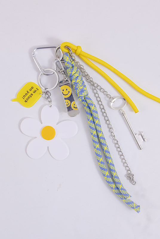 Daisy Daydream Oversized Bag Charm 🌼✨-340 Other Accessories-Heathered Boho-Heathered Boho Boutique, Women's Fashion and Accessories in Palmetto, FL