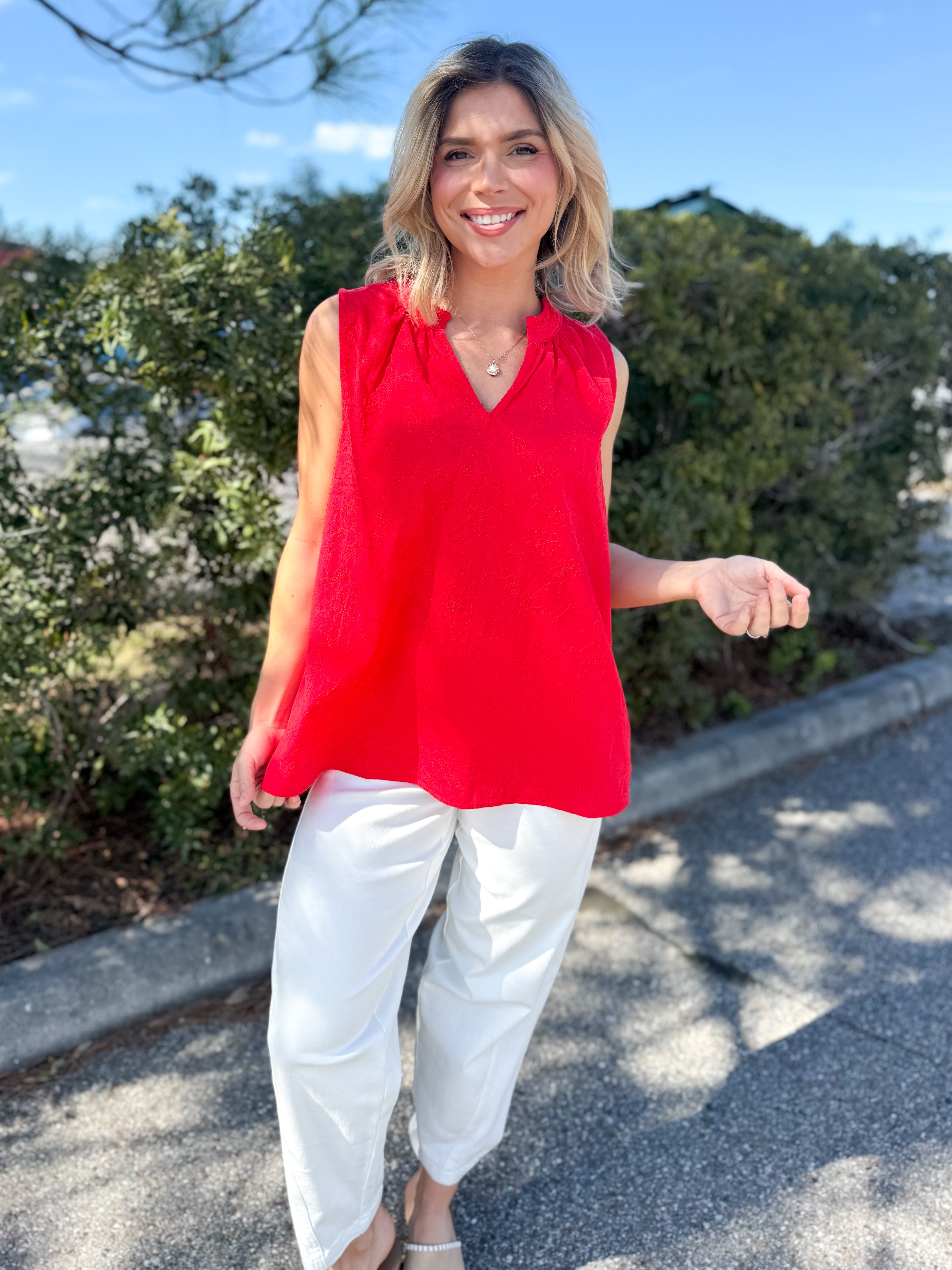 Look So Lovely Top-100 Tank/Crop Tops-DEAR SCARLETT-Heathered Boho Boutique, Women's Fashion and Accessories in Palmetto, FL