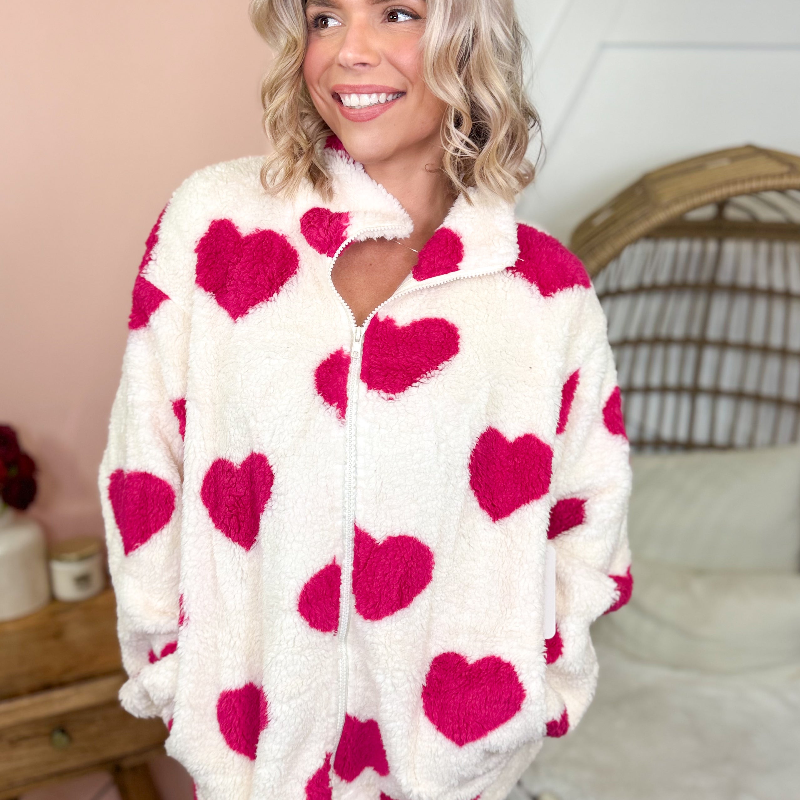 Just Love Jacket-200 JACKETS/SHACKETS-Ashley-Heathered Boho Boutique, Women's Fashion and Accessories in Palmetto, FL