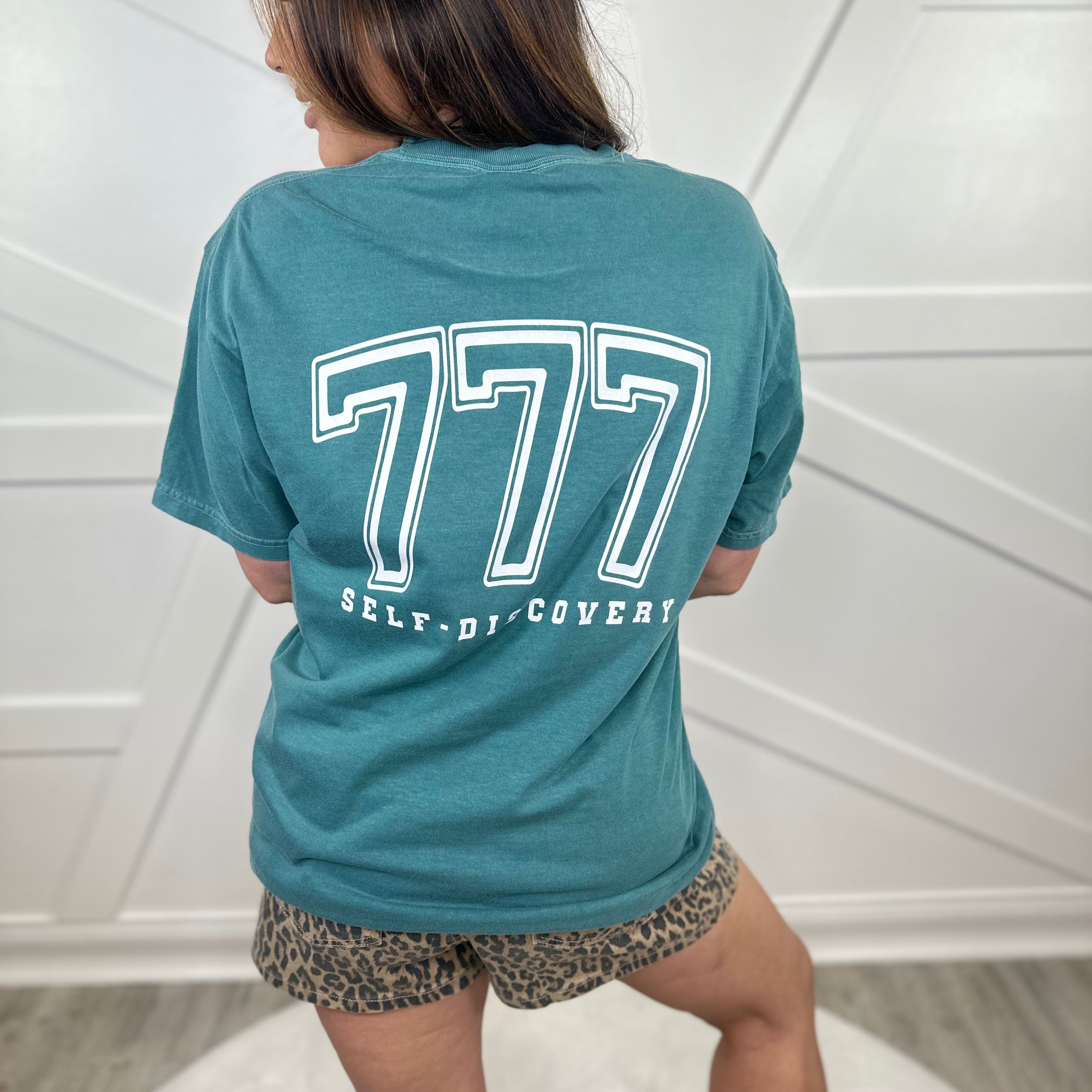 777 Angel Numbers Graphic Tee-130 Graphic Tees-Heathered Boho-Heathered Boho Boutique, Women's Fashion and Accessories in Palmetto, FL