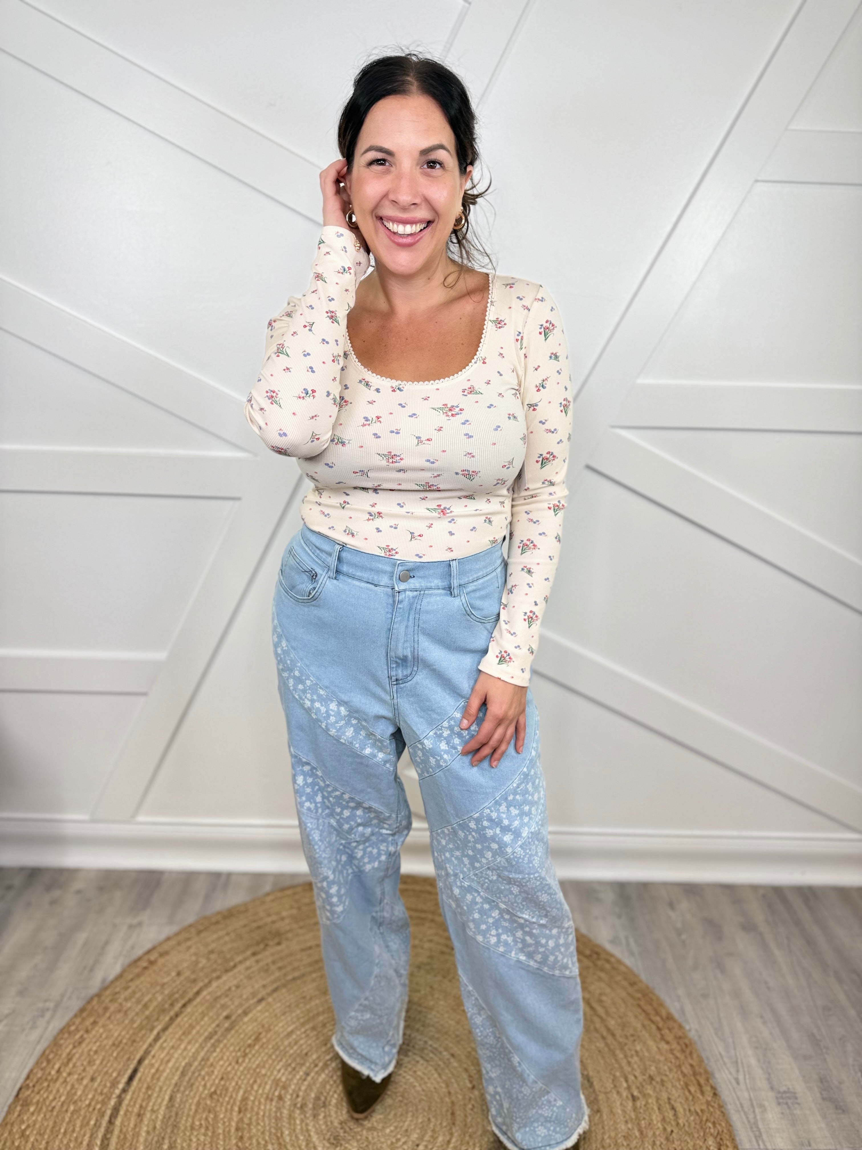 Botanica Jeans-190 JEANS-Davi & Dani-Heathered Boho Boutique, Women's Fashion and Accessories in Palmetto, FL