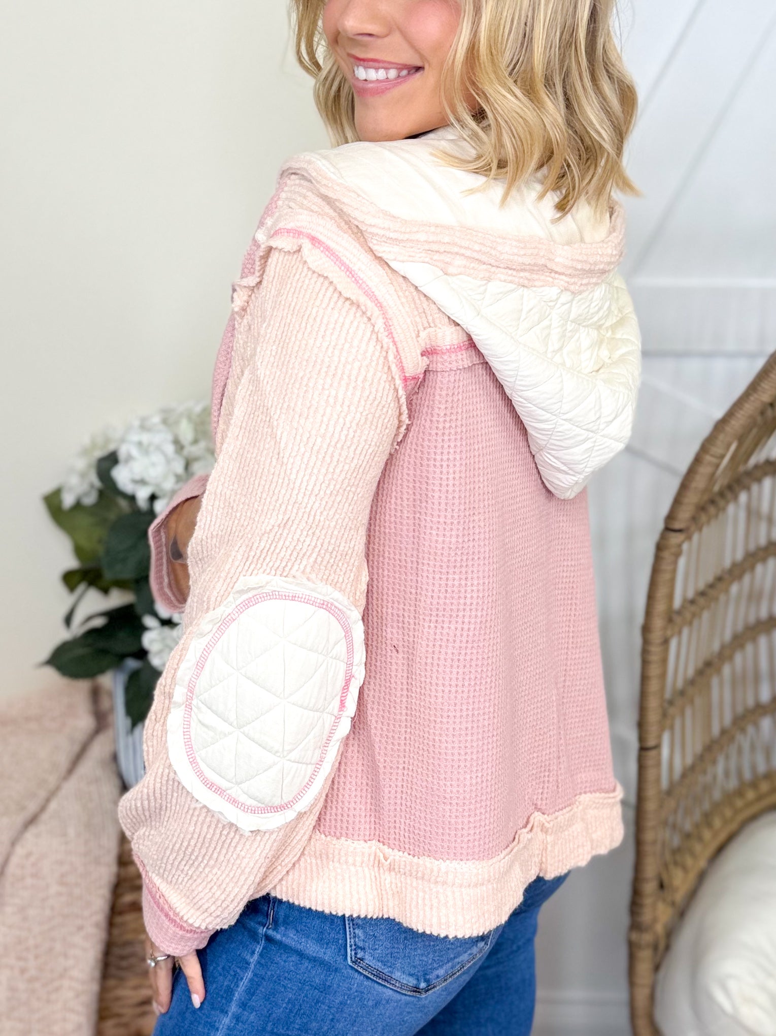 Restock: Down Bad Button Up Jacket-200 Jackets/Shackets-Pol-Heathered Boho Boutique, Women's Fashion and Accessories in Palmetto, FL