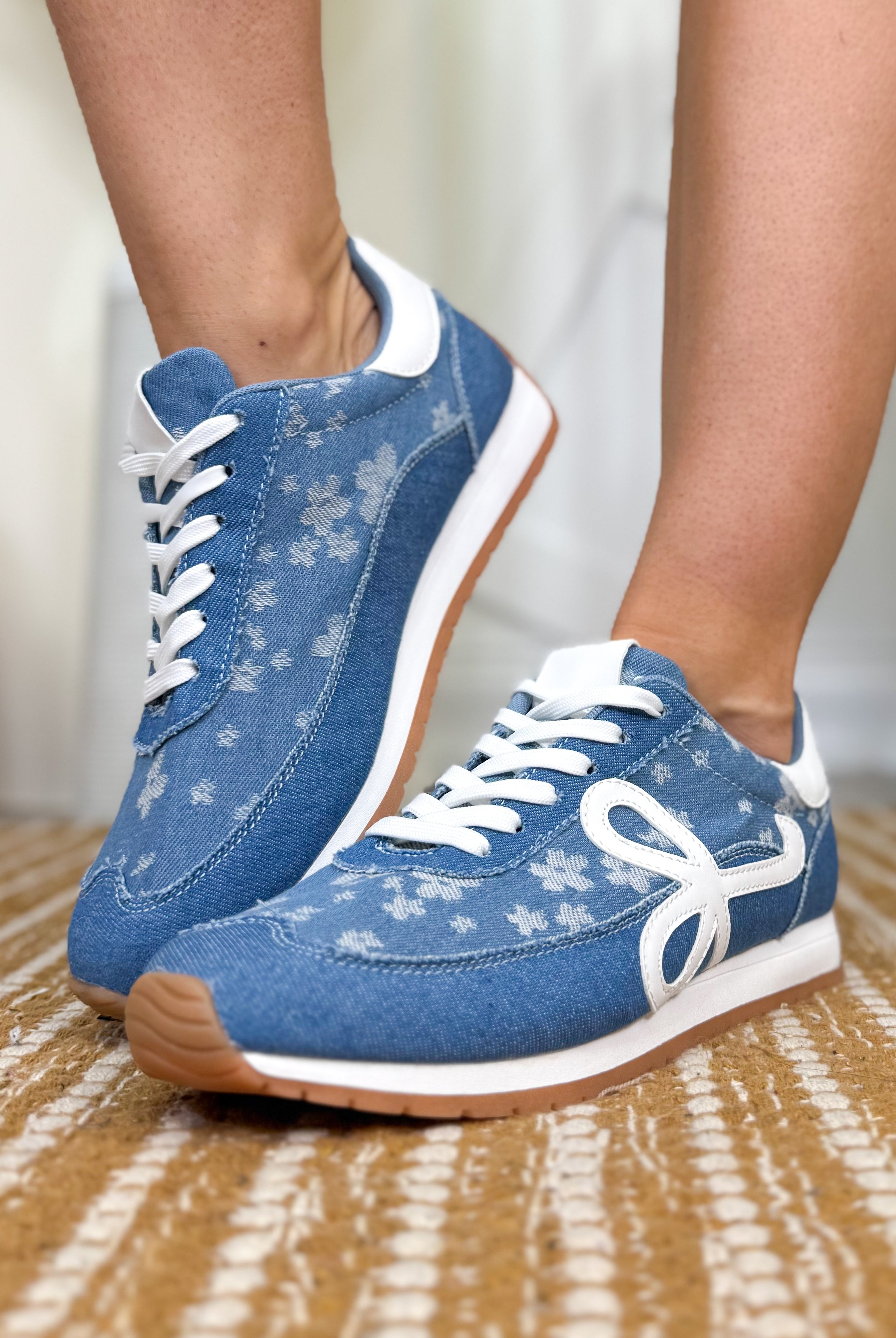 Open Options Sneakers - Denim White-350 SHOES-Forever Link-Heathered Boho Boutique, Women's Fashion and Accessories in Palmetto, FL