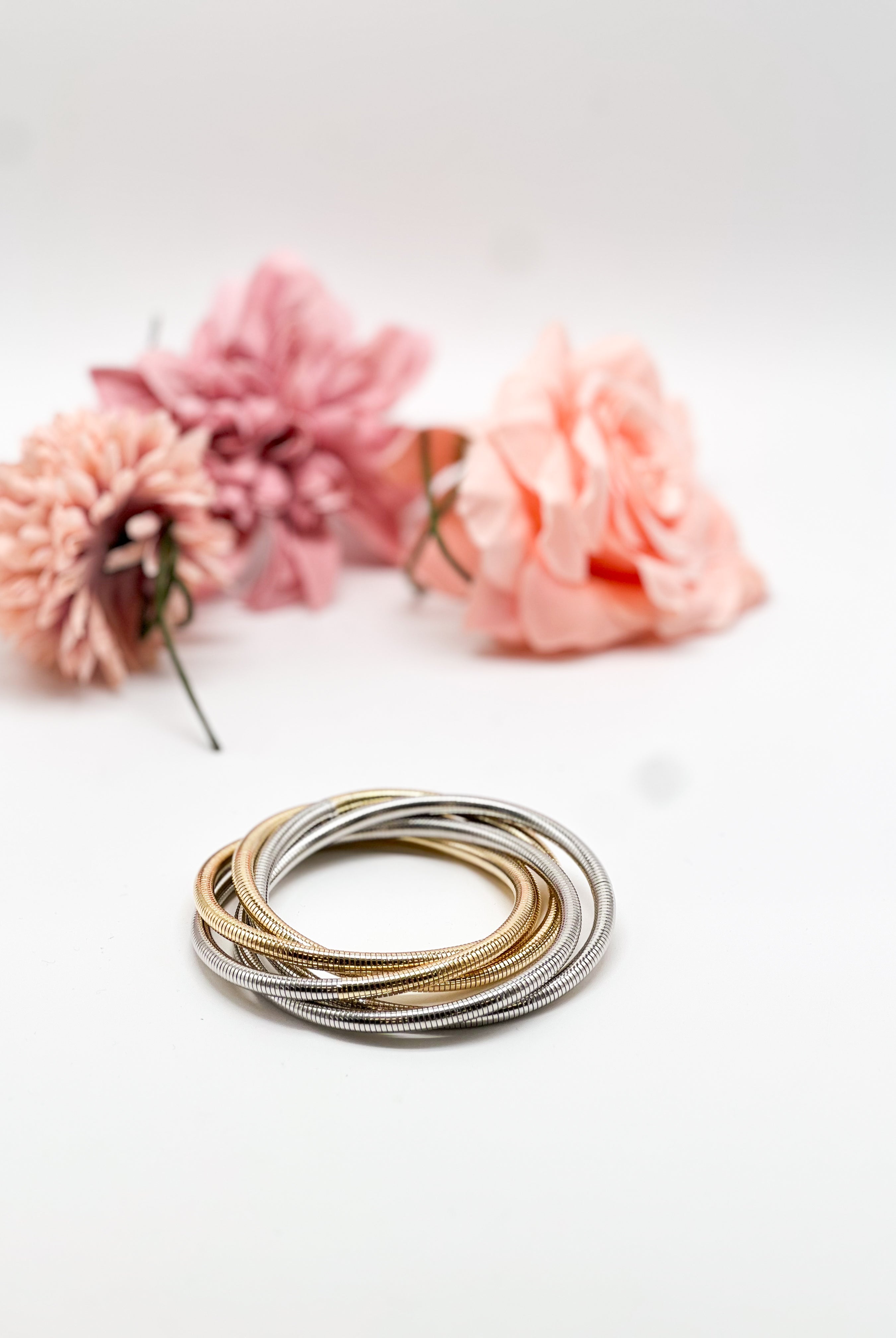 Always Twisting Stretch Bracelet-310 Jewelry-JOSEPH ANTHONY NY, INC.-Heathered Boho Boutique, Women's Fashion and Accessories in Palmetto, FL