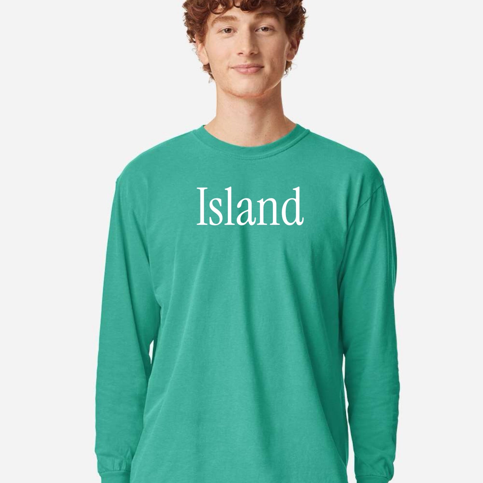 Will Not Fear-White Text-Graphic Long Sleeve-130 Graphic Tees-Heathered Boho-Heathered Boho Boutique, Women's Fashion and Accessories in Palmetto, FL