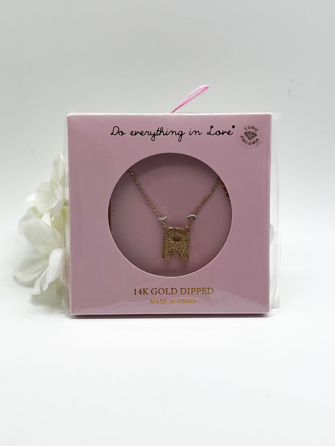 CZ Initial Necklace-310 Jewelry-KW fashion-Heathered Boho Boutique, Women's Fashion and Accessories in Palmetto, FL