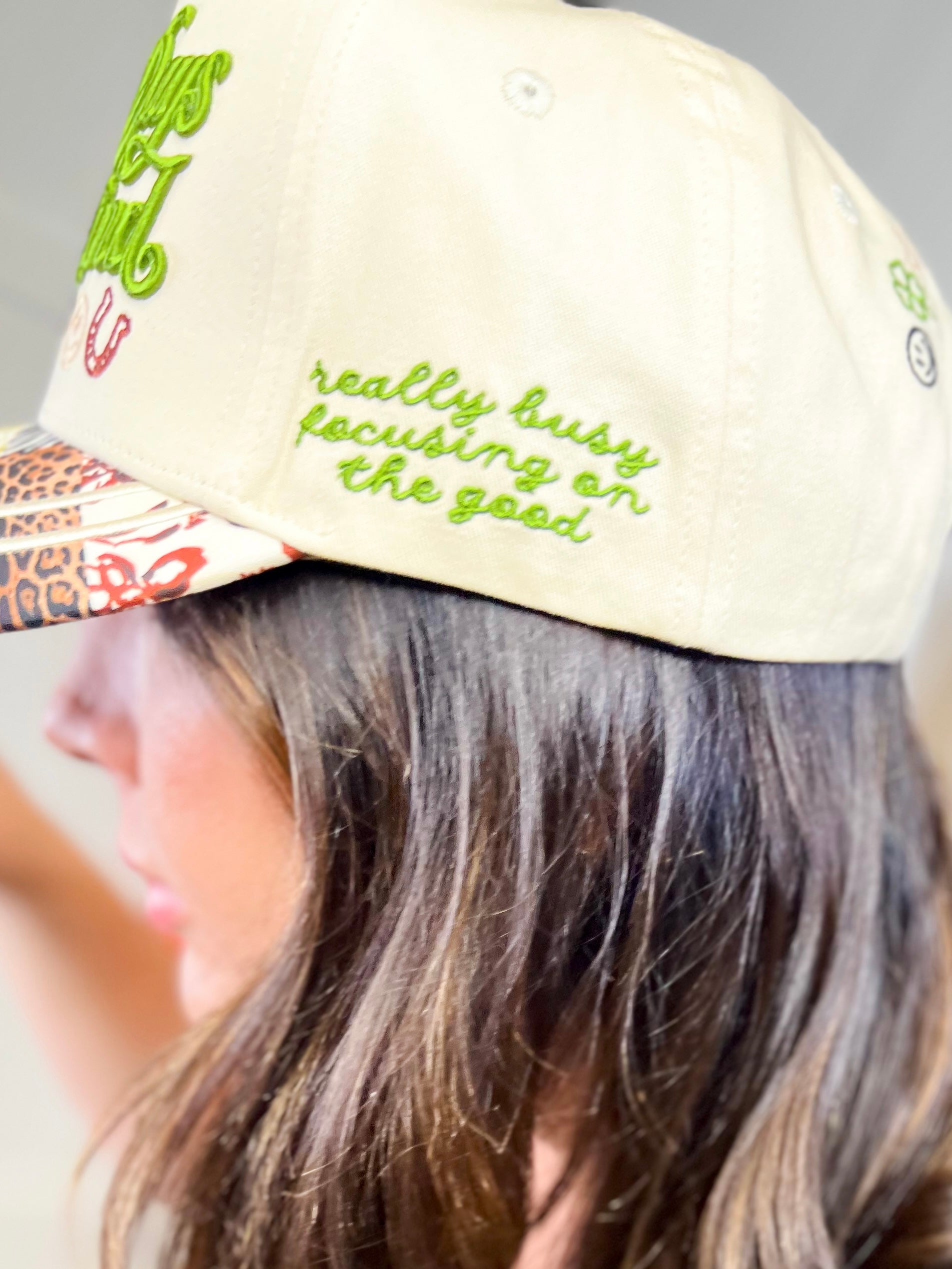 Good Days On My Mind Hat-330 Headwear-Poppy & Pine-Heathered Boho Boutique, Women's Fashion and Accessories in Palmetto, FL