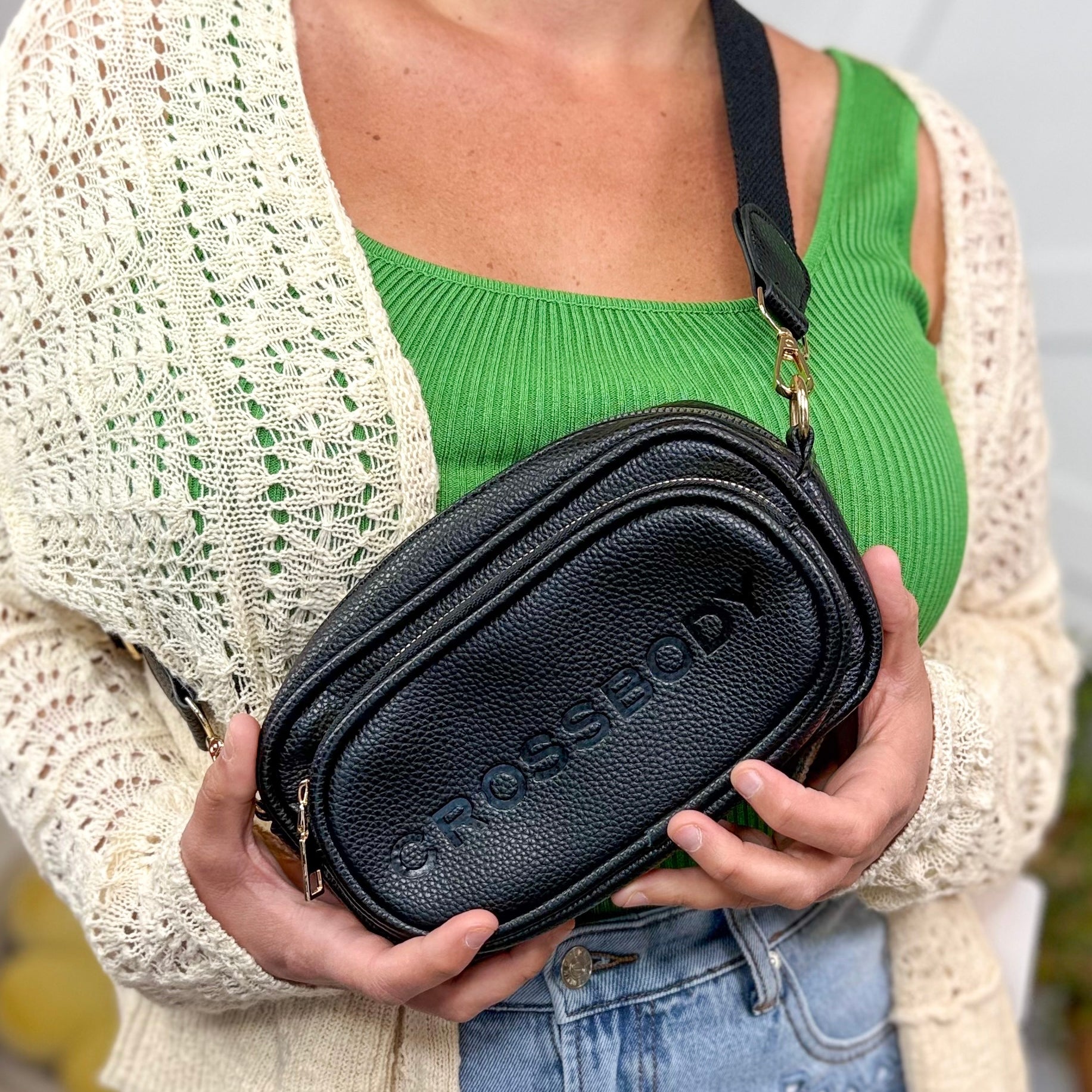 Go To Crossbody Bag-320 Bags-UNNI-Heathered Boho Boutique, Women's Fashion and Accessories in Palmetto, FL