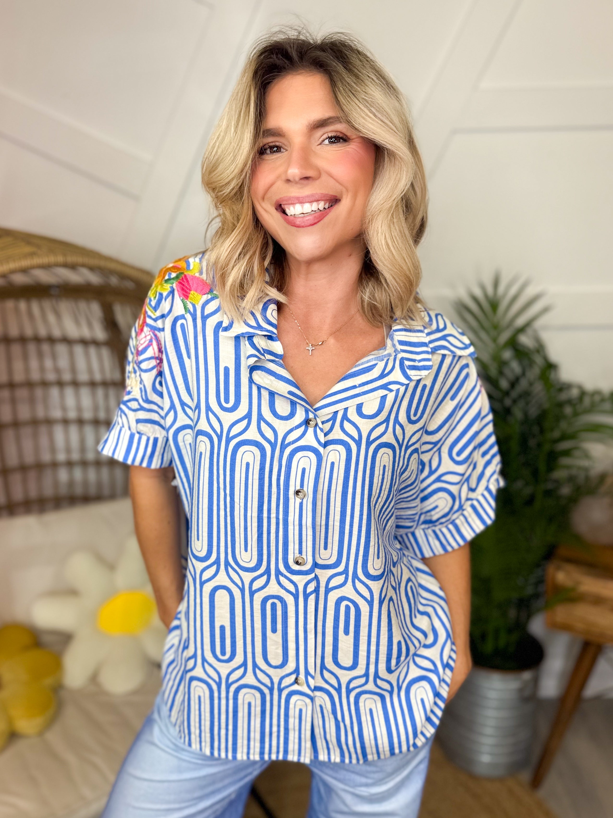 Fresh Cut Top-110 SHORT SLEEVE TOP-SEW IN LOVE-Heathered Boho Boutique, Women's Fashion and Accessories in Palmetto, FL