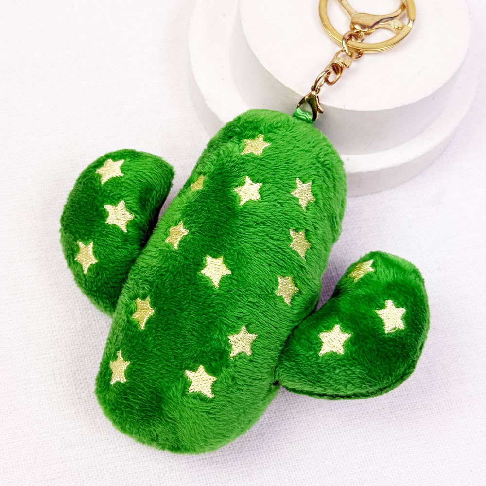 Cactus Plushie Key Chain Purse Charm-340 Other Accessories-Love and Repeat-Heathered Boho Boutique, Women's Fashion and Accessories in Palmetto, FL
