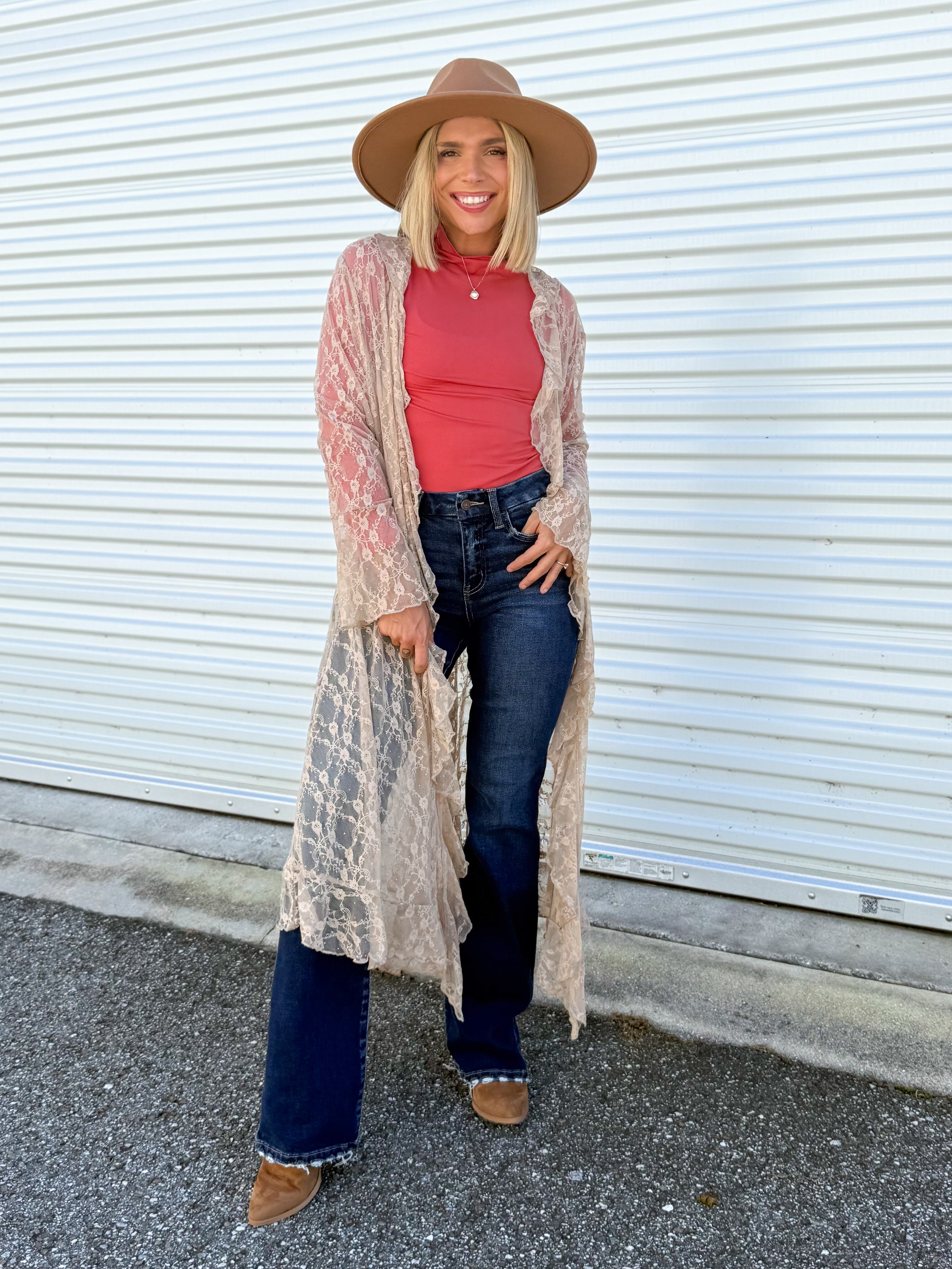 Pursuit Cardigan-220 Cardigans/ Kimonos-Origami Apparel-Heathered Boho Boutique, Women's Fashion and Accessories in Palmetto, FL