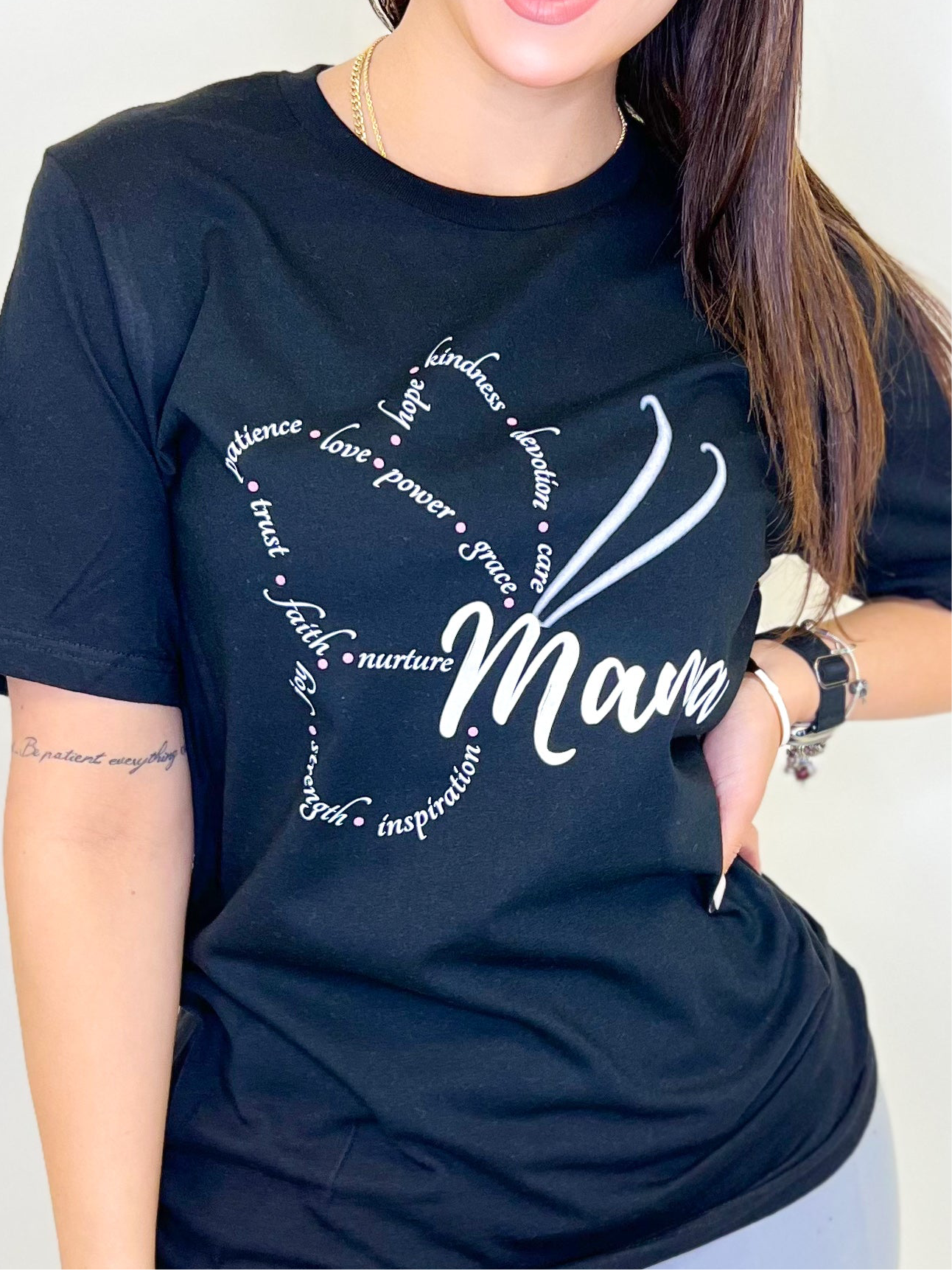 Butterfly Mama Graphic Tee-130 Graphic Tees-Heathered Boho-Heathered Boho Boutique, Women's Fashion and Accessories in Palmetto, FL