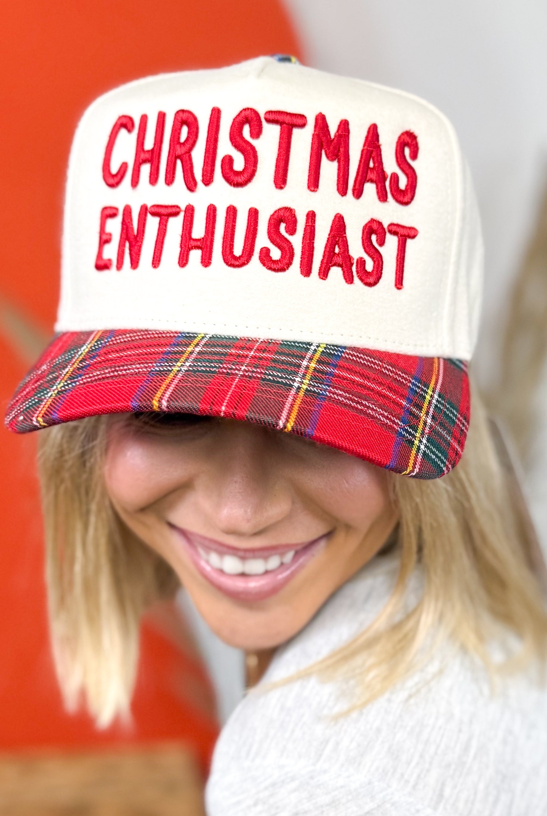 Christmas Enthusiast Hat-330 Headwear-Poppy & Pine-Heathered Boho Boutique, Women's Fashion and Accessories in Palmetto, FL