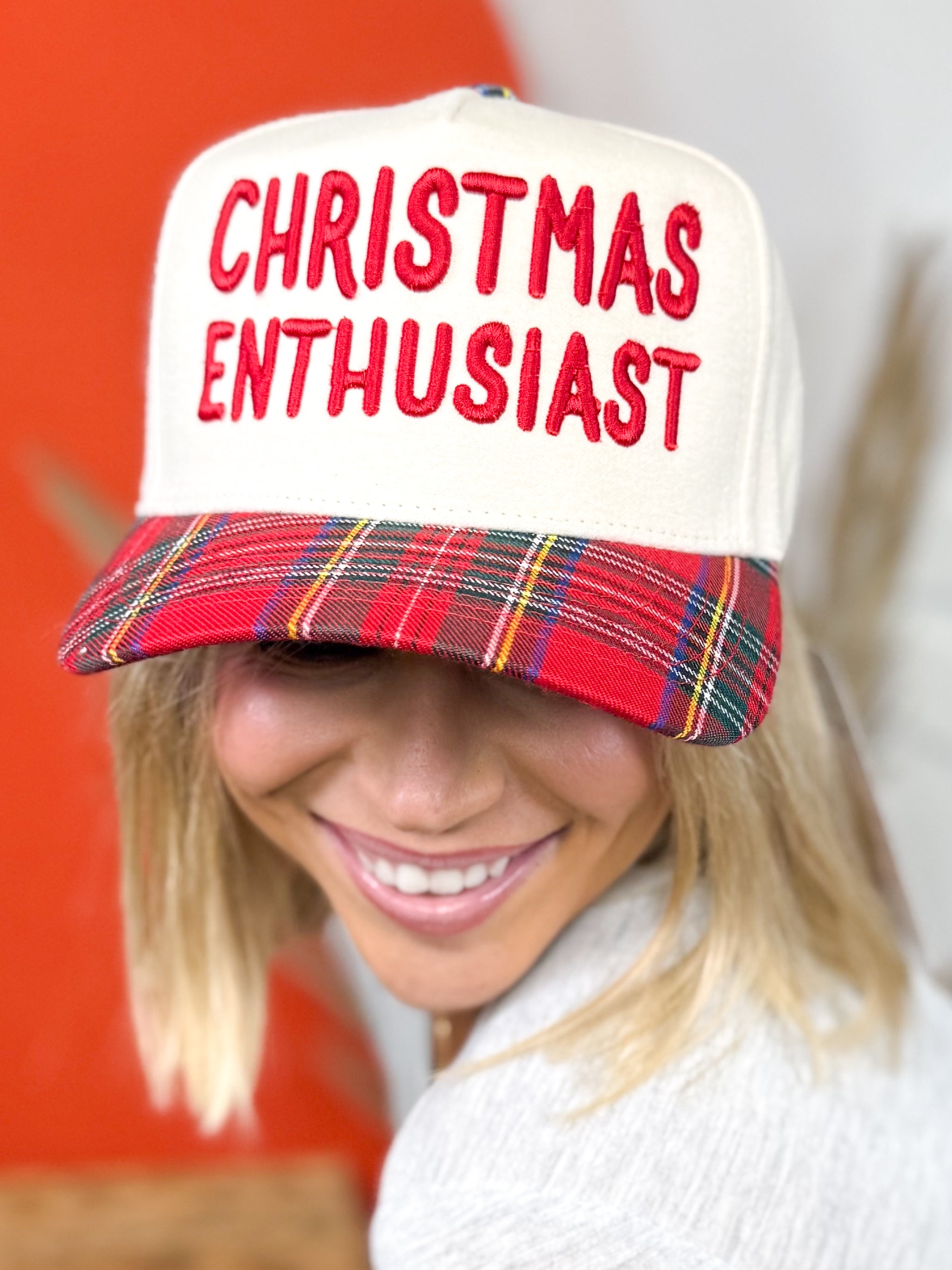 Christmas Enthusiast Hat-330 Headwear-Poppy & Pine-Heathered Boho Boutique, Women's Fashion and Accessories in Palmetto, FL