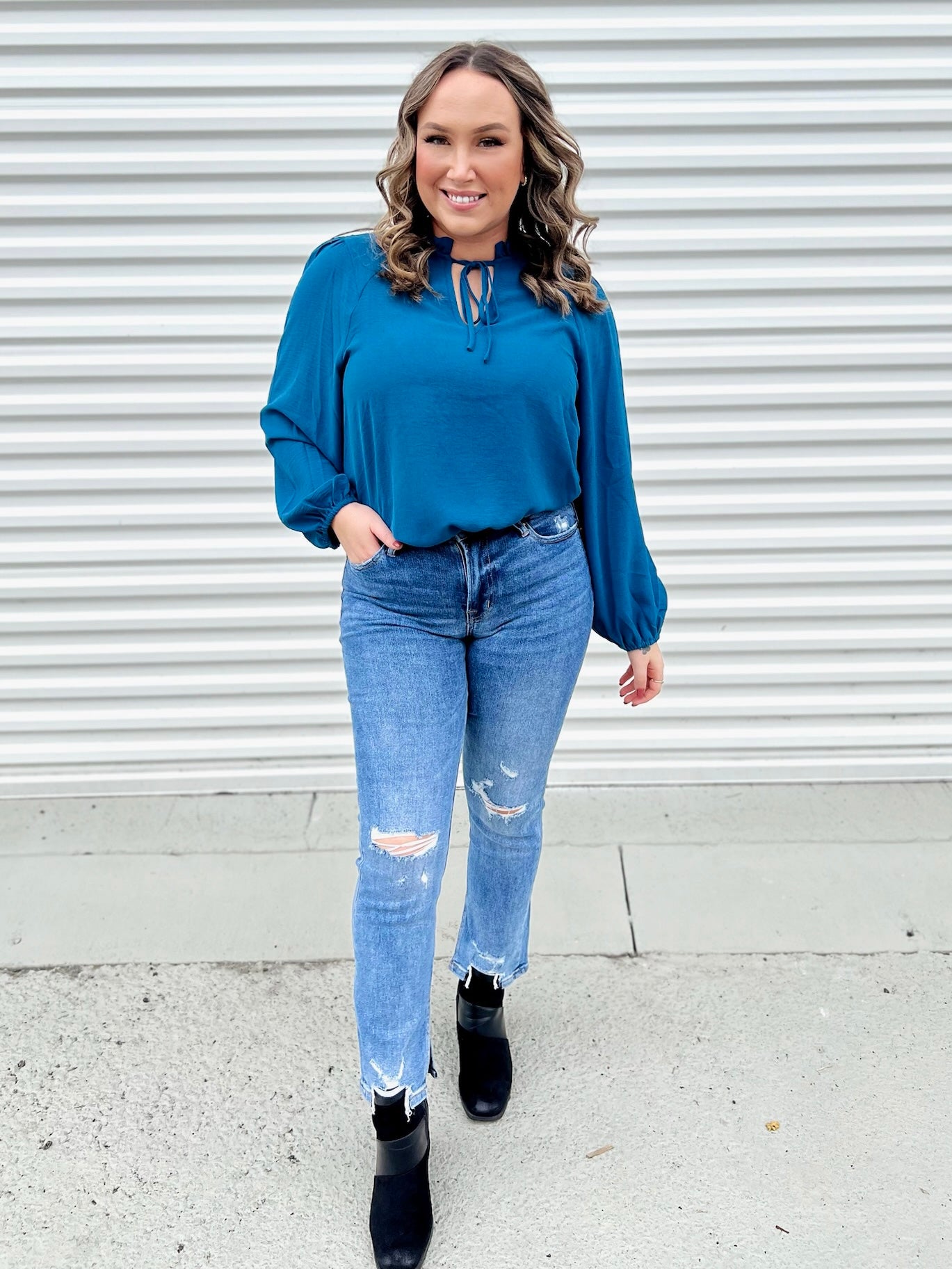 Under the Table Straight Leg Jeans-190 Jeans-Mica Denim-Heathered Boho Boutique, Women's Fashion and Accessories in Palmetto, FL