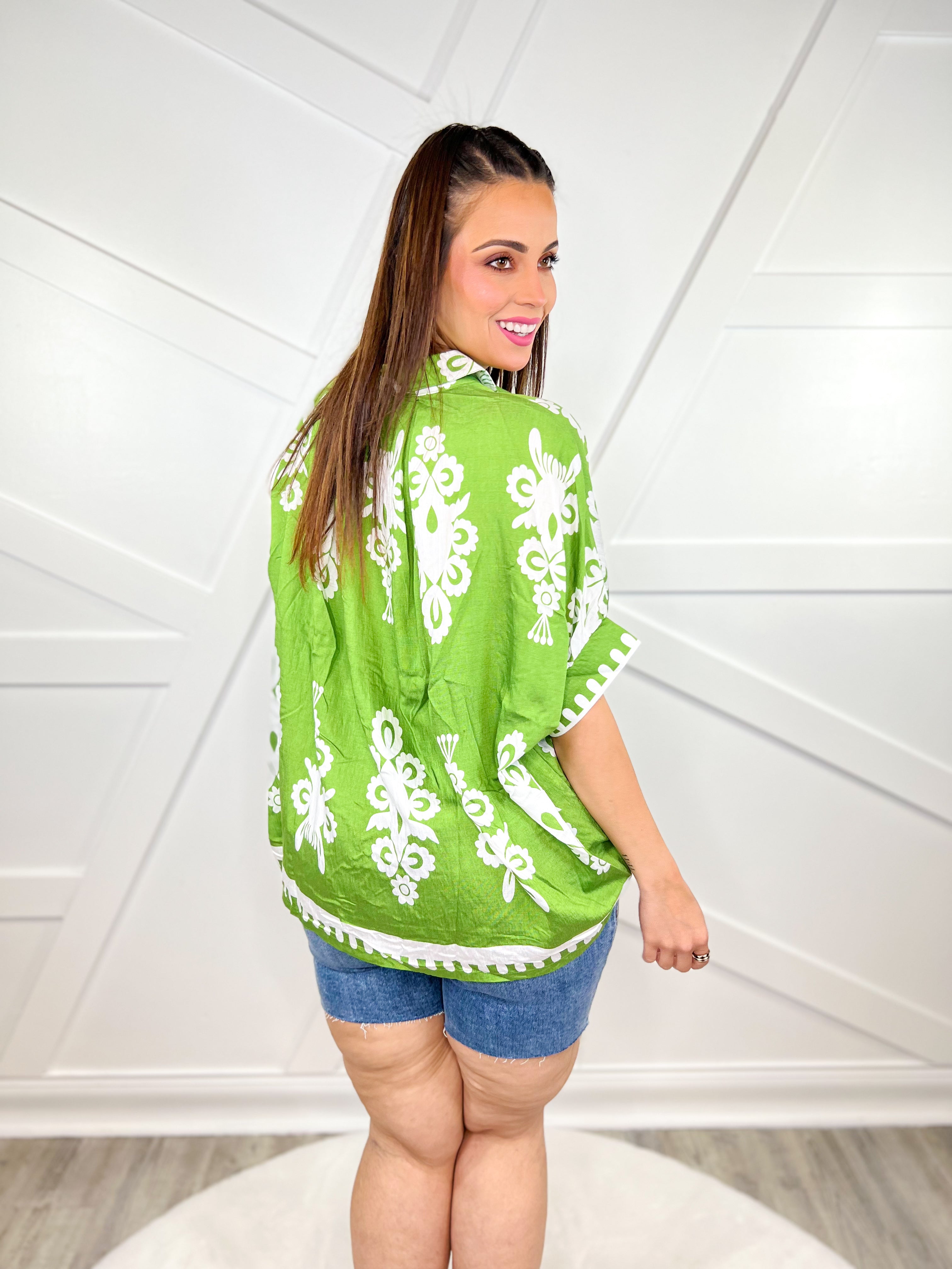 Restock: Fantasize Top-110 SHORT SLEEVE TOP-Umgee-Heathered Boho Boutique, Women's Fashion and Accessories in Palmetto, FL