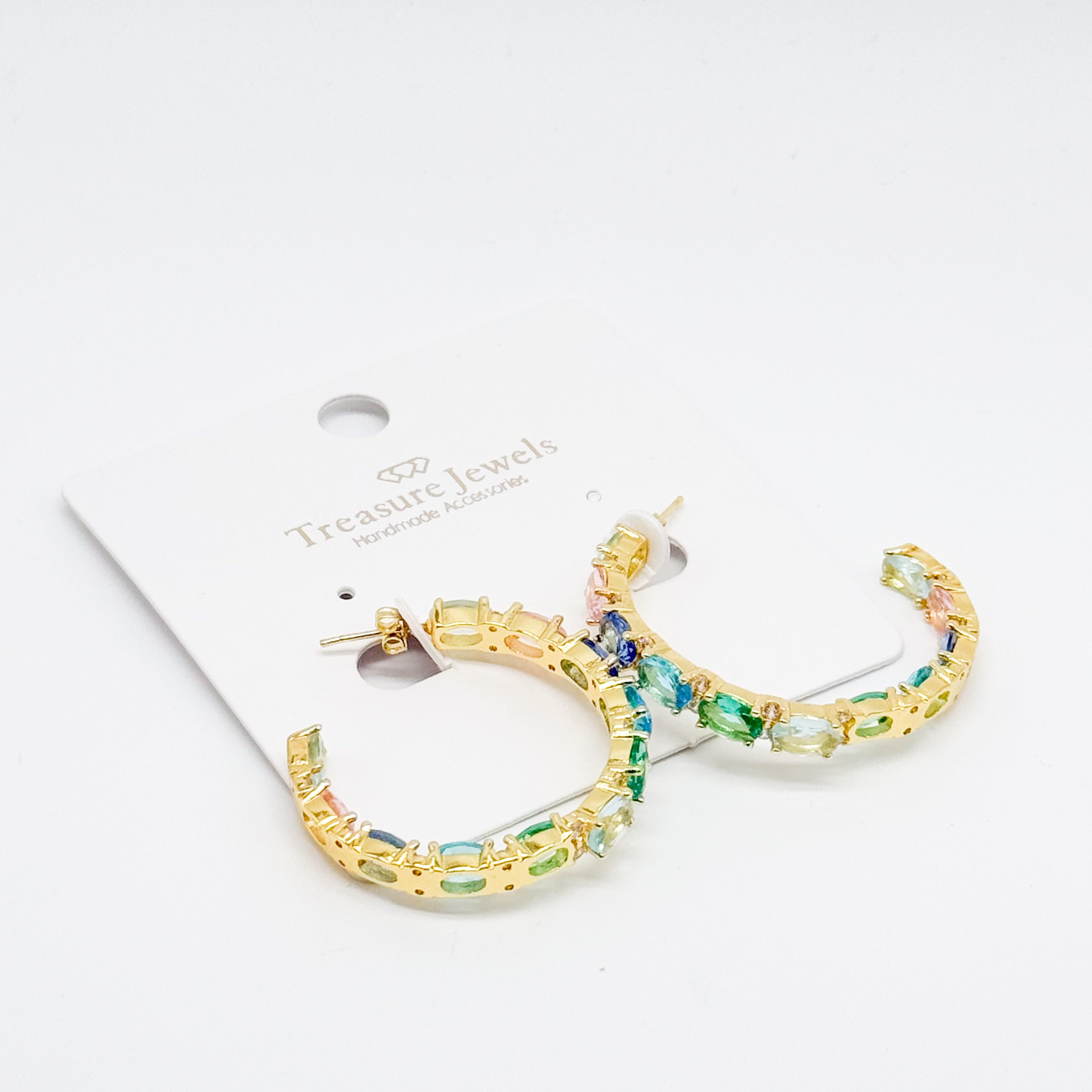 Pastel Dreams Hoop-310 Jewelry-Treasure Jewels-Heathered Boho Boutique, Women's Fashion and Accessories in Palmetto, FL