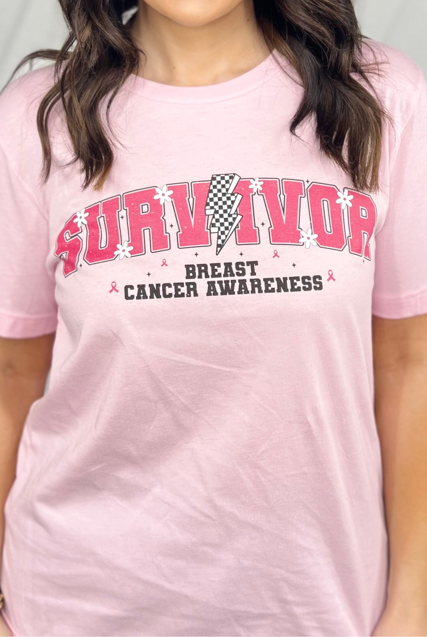 BCA Survivor Graphic Tee-130 Graphic Tees-Heathered Boho-Heathered Boho Boutique, Women's Fashion and Accessories in Palmetto, FL