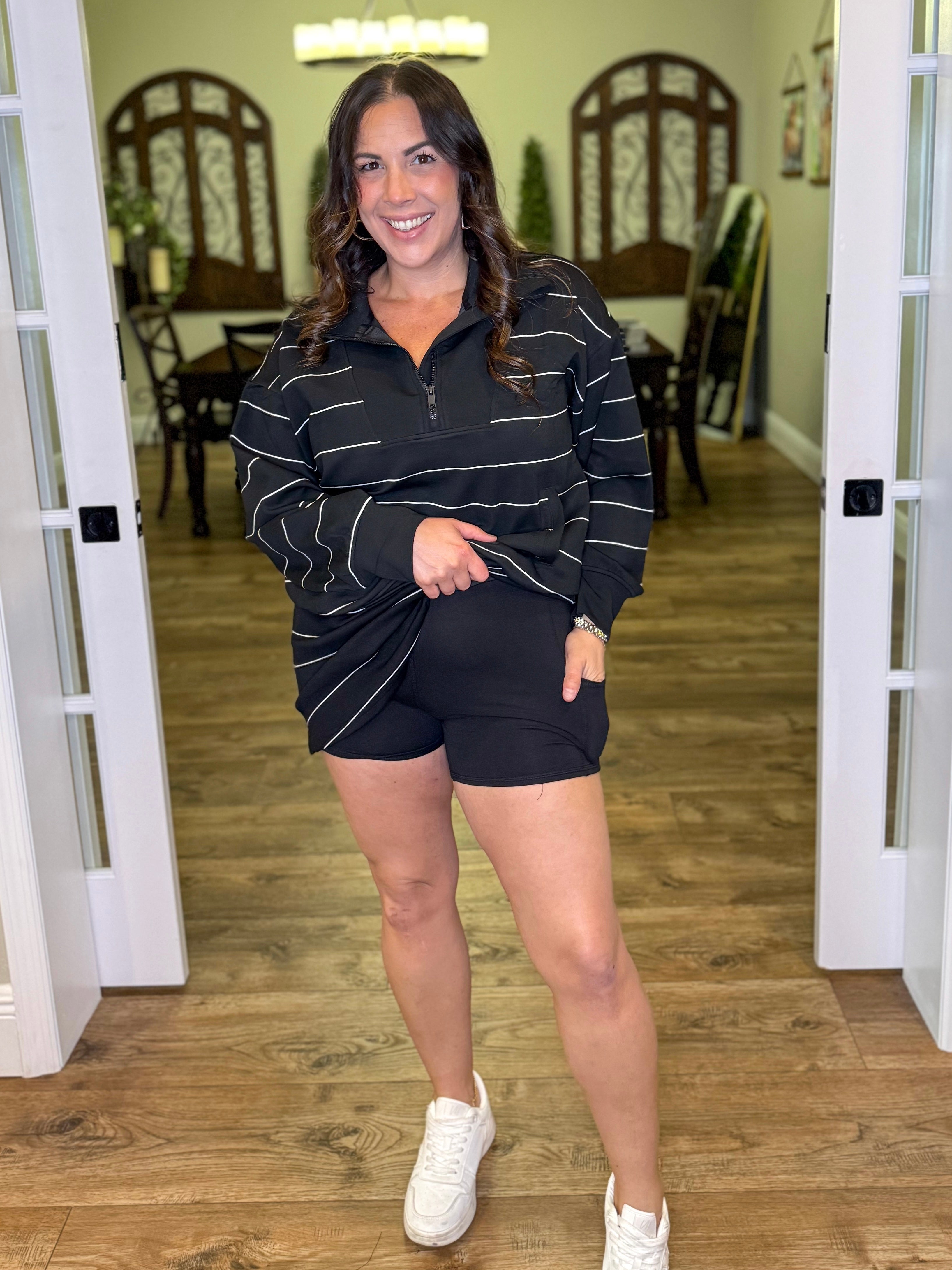 Mile Marker Skort-170 Skort/ Skirt-RAE MODE-Heathered Boho Boutique, Women's Fashion and Accessories in Palmetto, FL