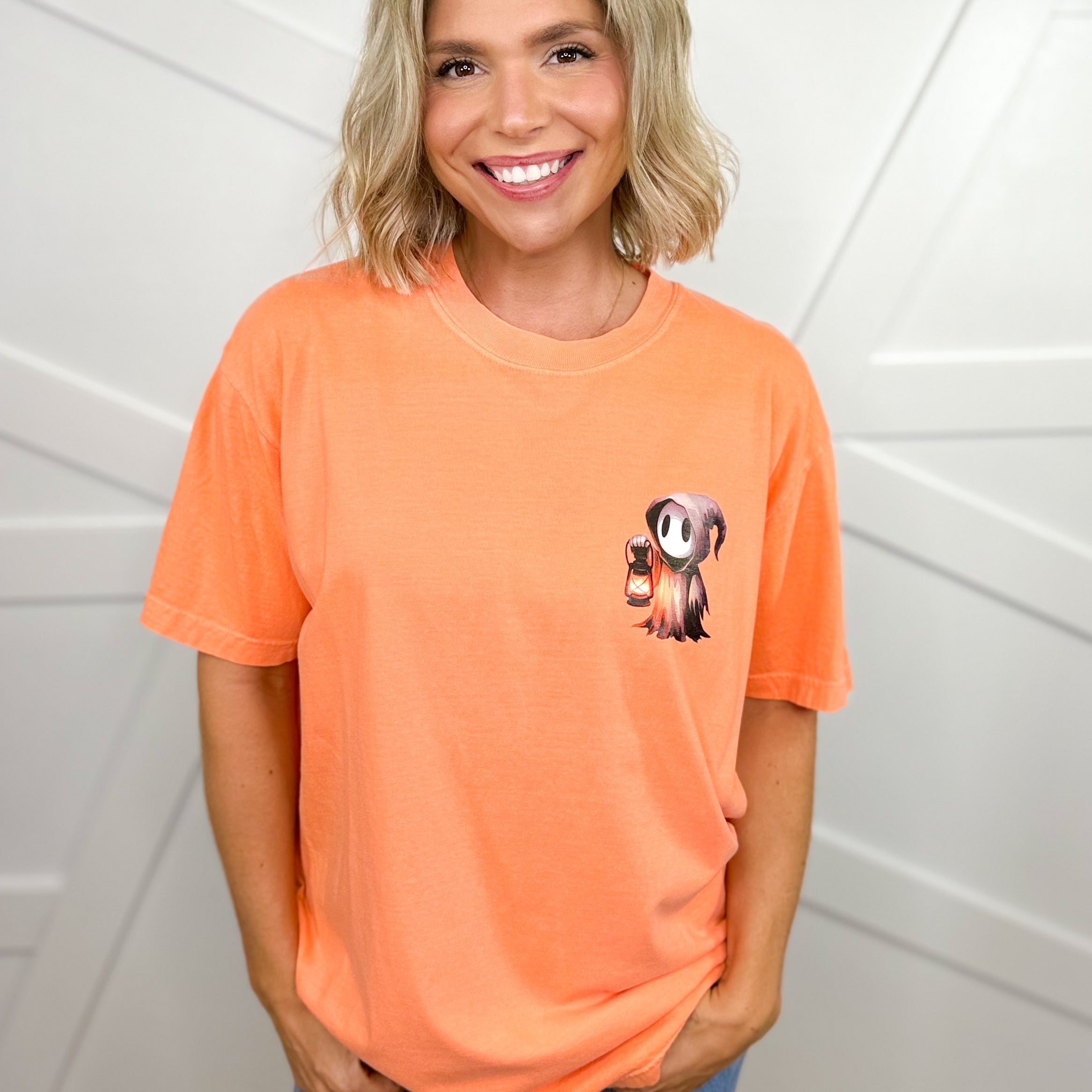 Custom HB Halloween 2025 Graphic Tee-Melon-130 Graphic Tees-Heathered Boho-Heathered Boho Boutique, Women's Fashion and Accessories in Palmetto, FL