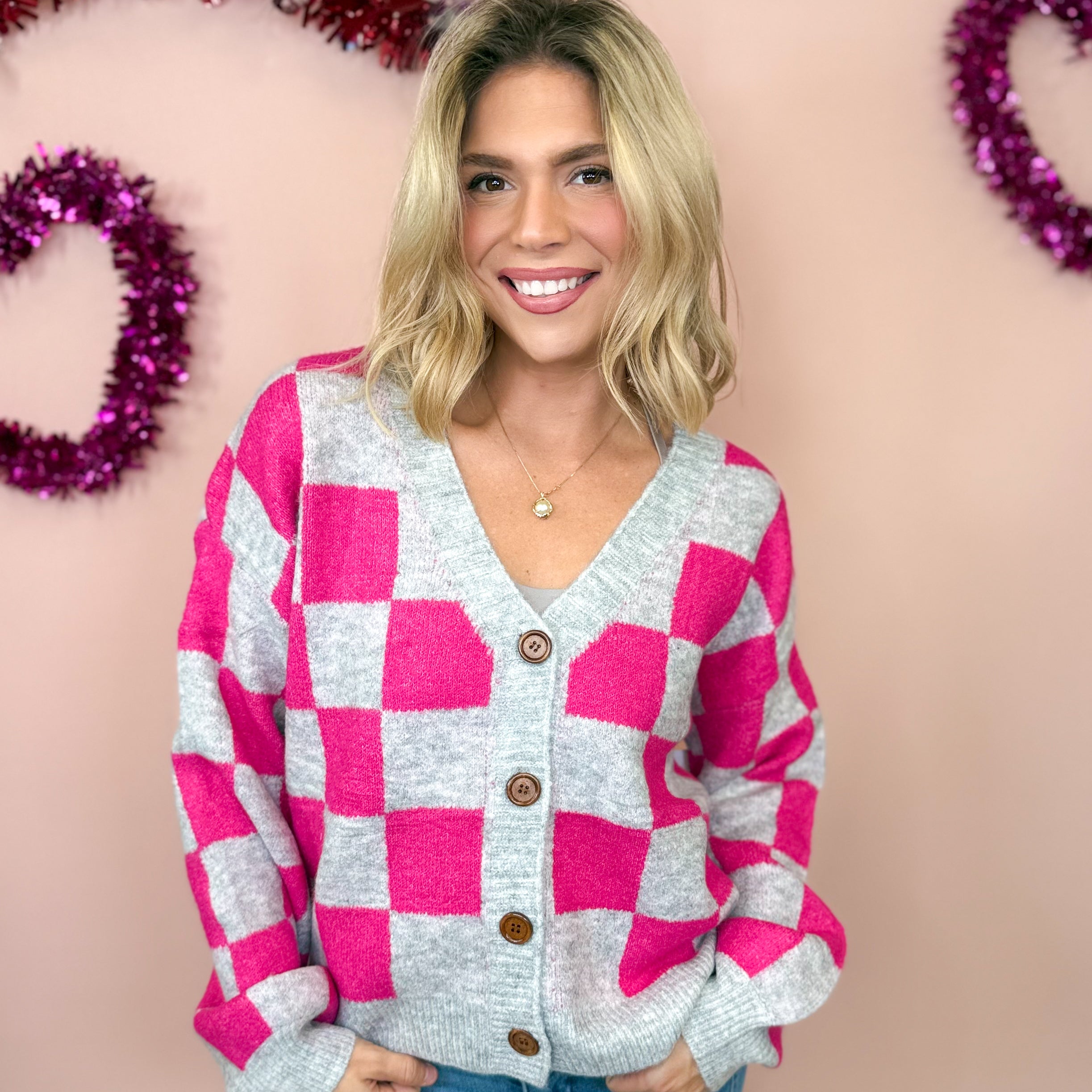 Playing With Love Cardigan-220 Cardigans/ Kimonos-Miracle-Heathered Boho Boutique, Women's Fashion and Accessories in Palmetto, FL