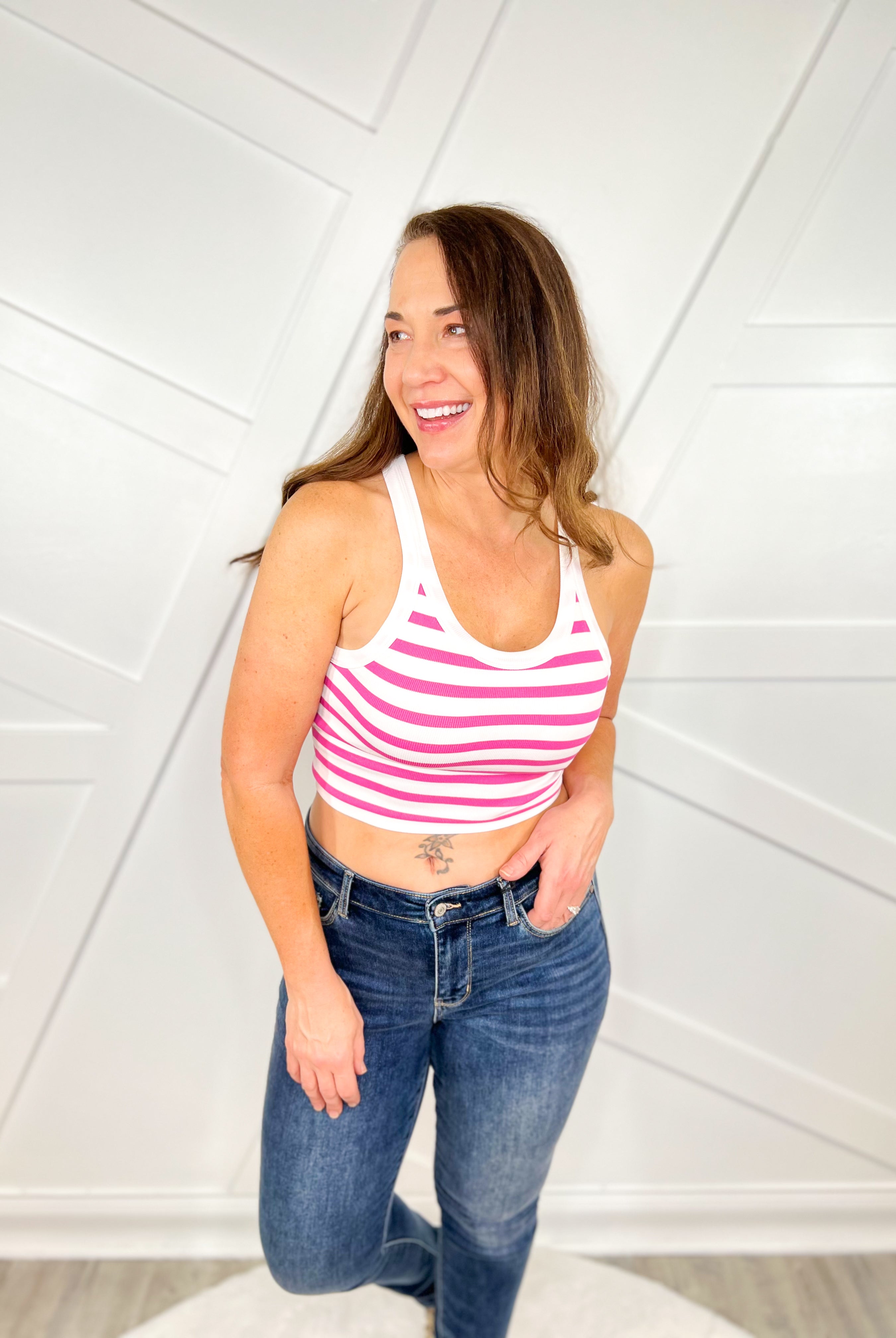 Motivate Brami Top-100 Tank/Crop Tops-Bodyline-Heathered Boho Boutique, Women's Fashion and Accessories in Palmetto, FL