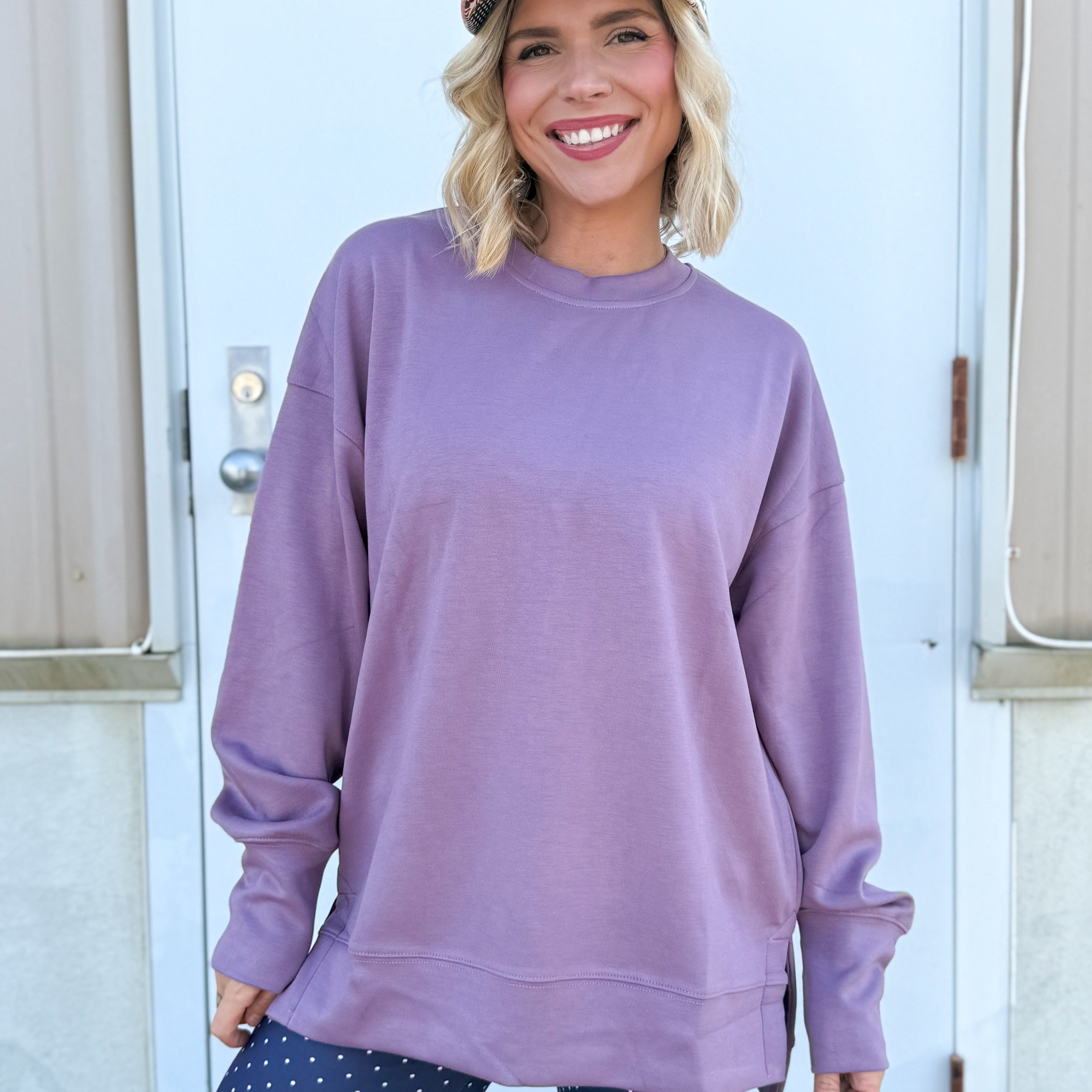 Restock: Last Minute Sweater-125 Sweater-White Birch-Heathered Boho Boutique, Women's Fashion and Accessories in Palmetto, FL