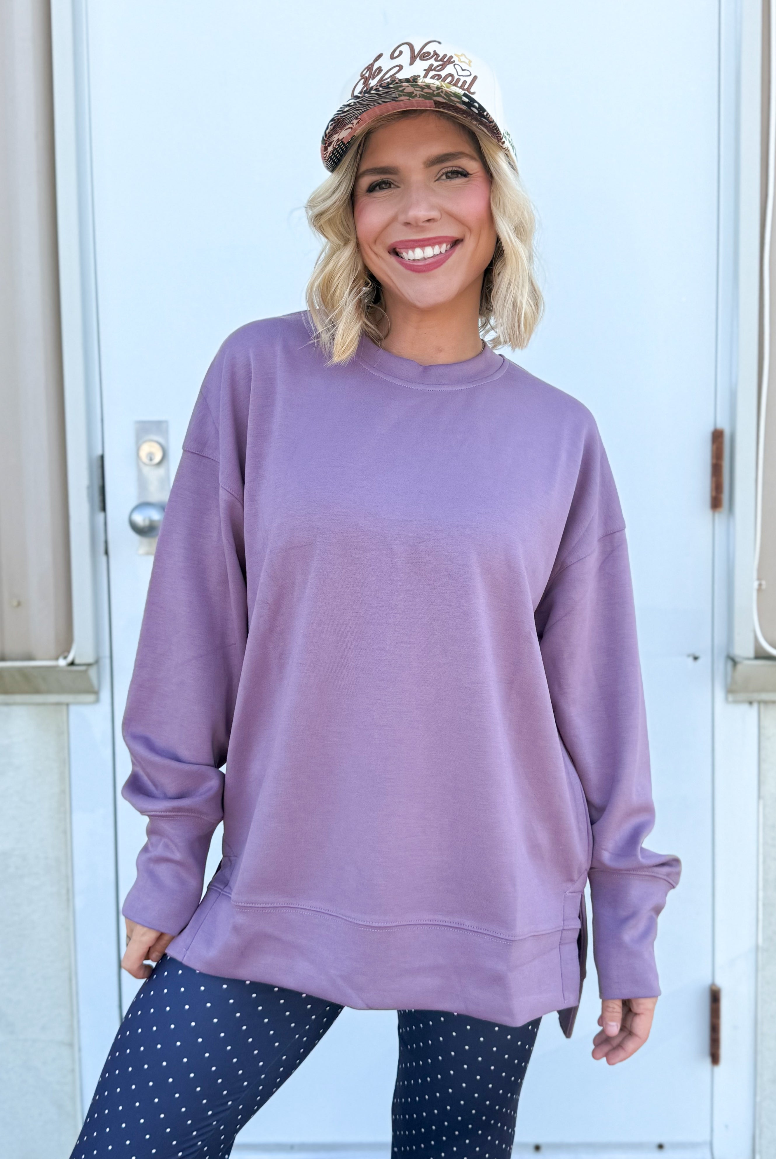 Restock: Last Minute Sweater-125 Sweater-White Birch-Heathered Boho Boutique, Women's Fashion and Accessories in Palmetto, FL