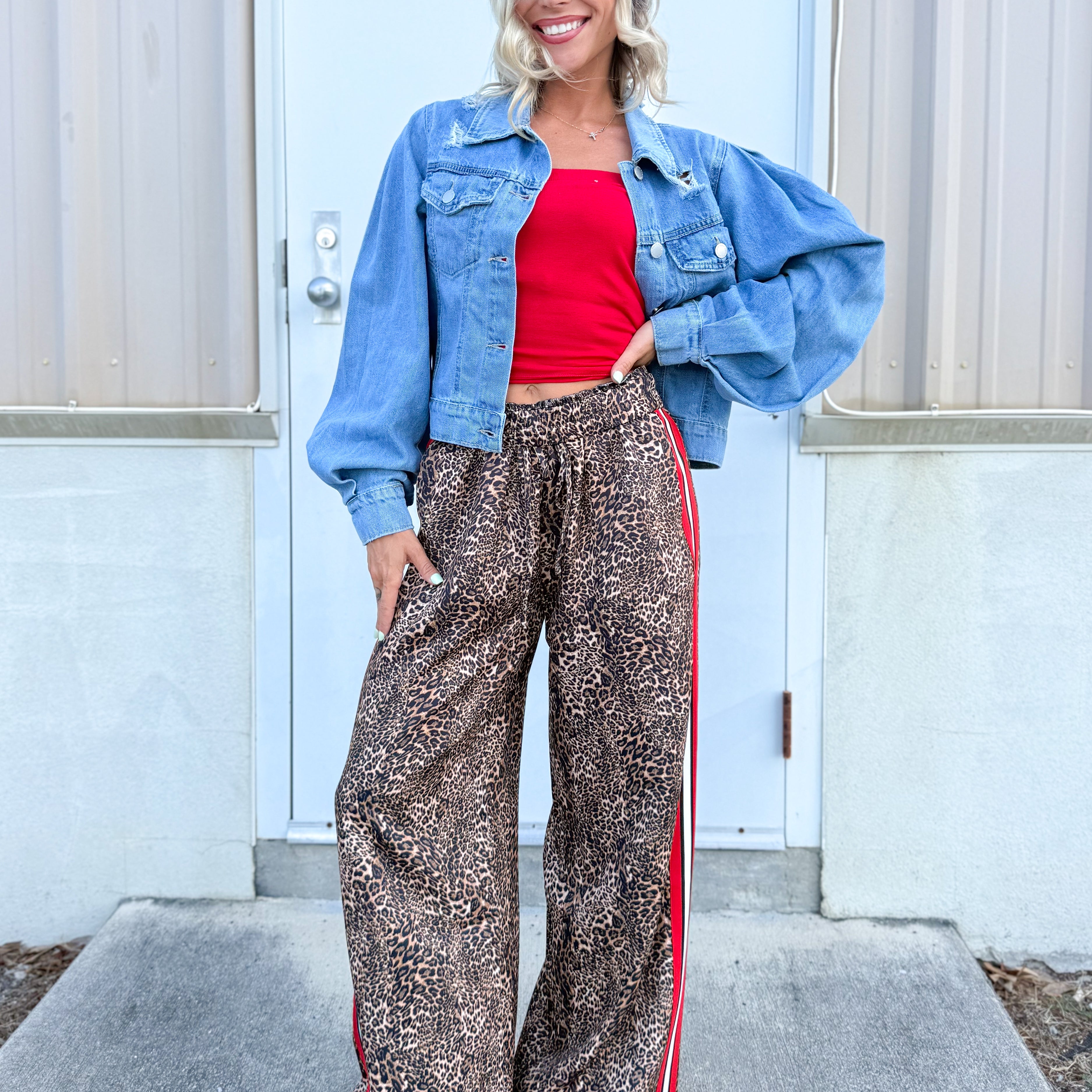 Wild Side Weekend Pants-150 PANTS-JADE BY JANE-Heathered Boho Boutique, Women's Fashion and Accessories in Palmetto, FL
