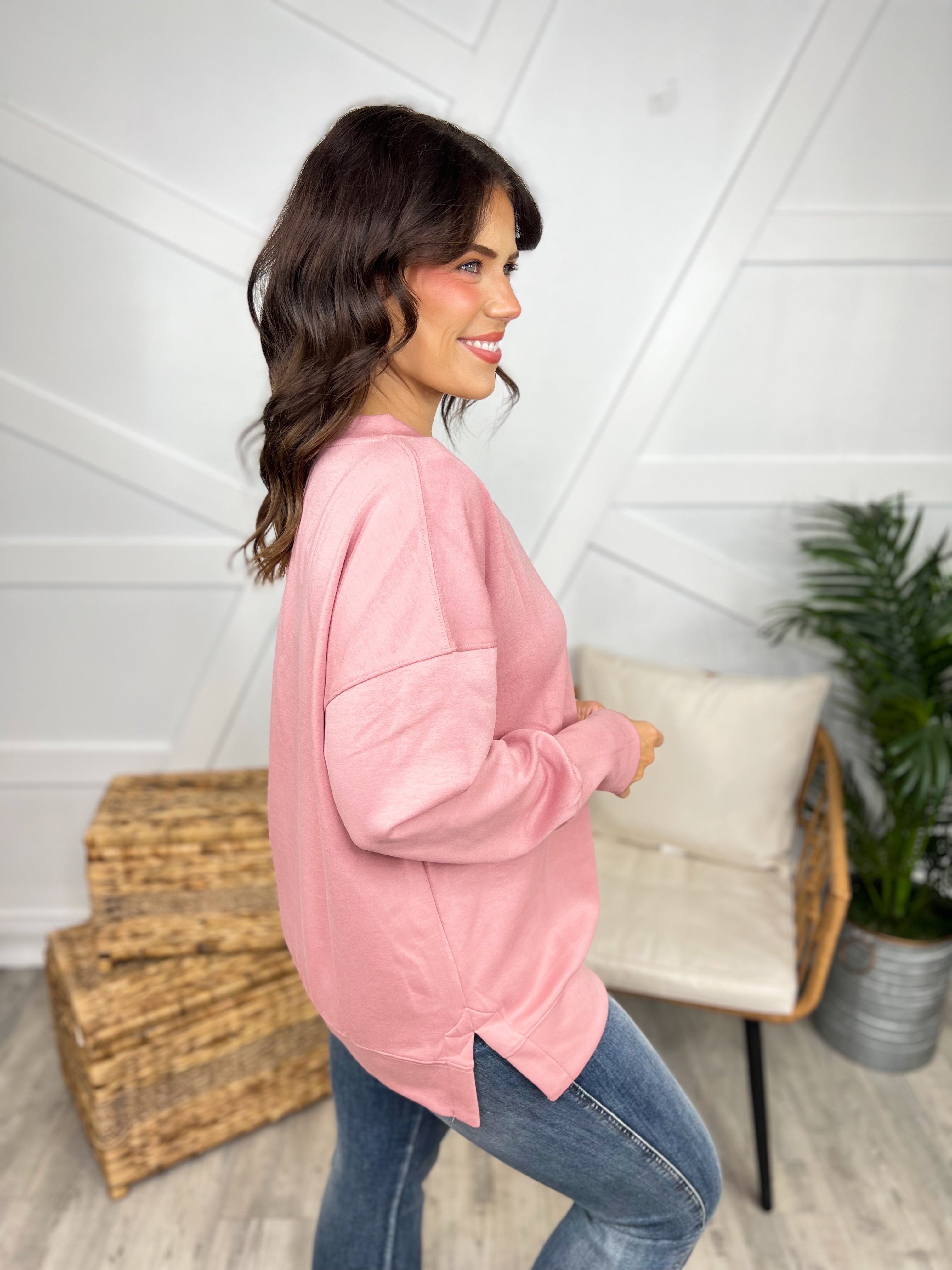 Restock: Element of Chic Top-120 Long Sleeve Tops-White Birch-Heathered Boho Boutique, Women's Fashion and Accessories in Palmetto, FL