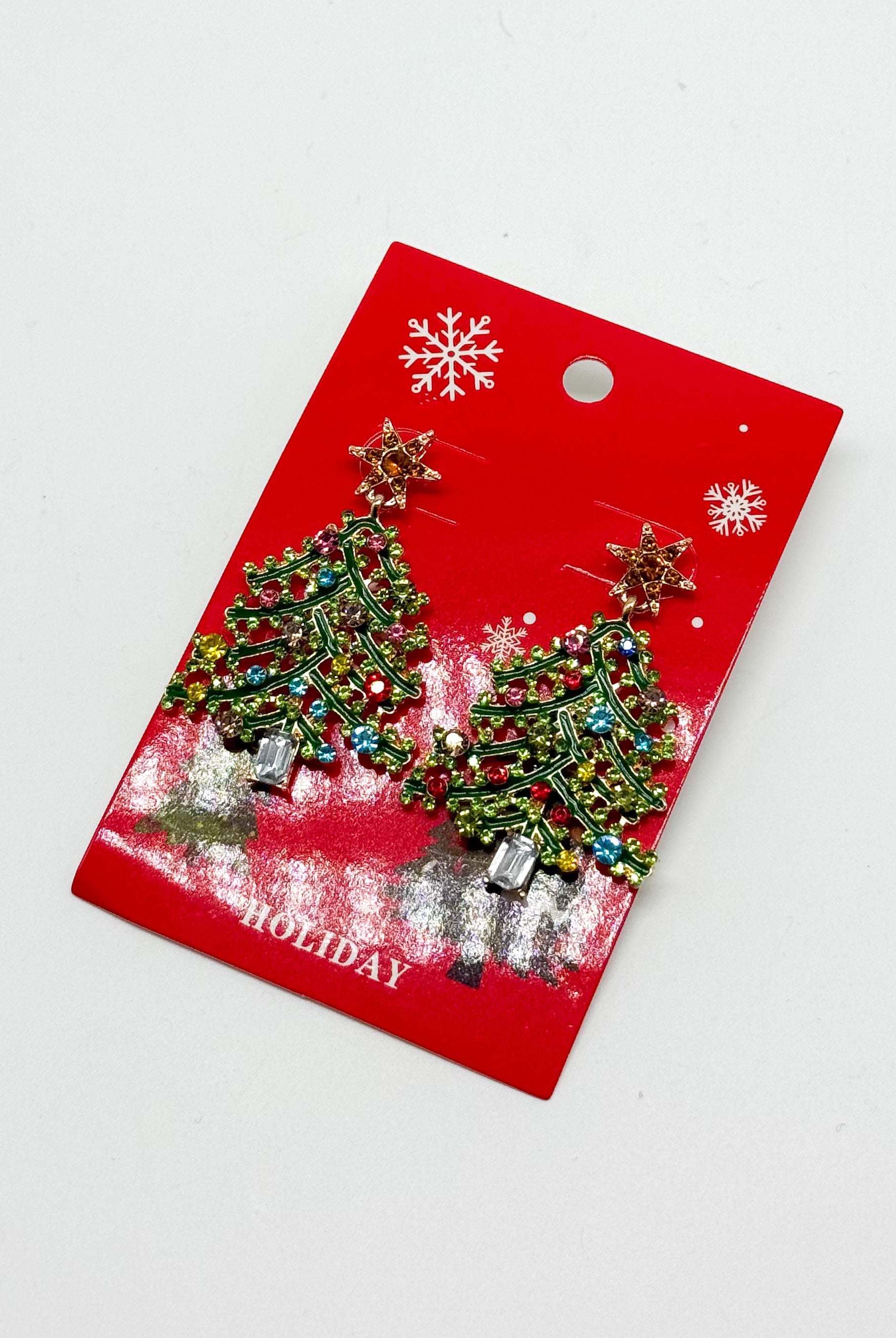 Decorated Tree Earring-310 Jewelry-Joyful Jewelry-Heathered Boho Boutique, Women's Fashion and Accessories in Palmetto, FL