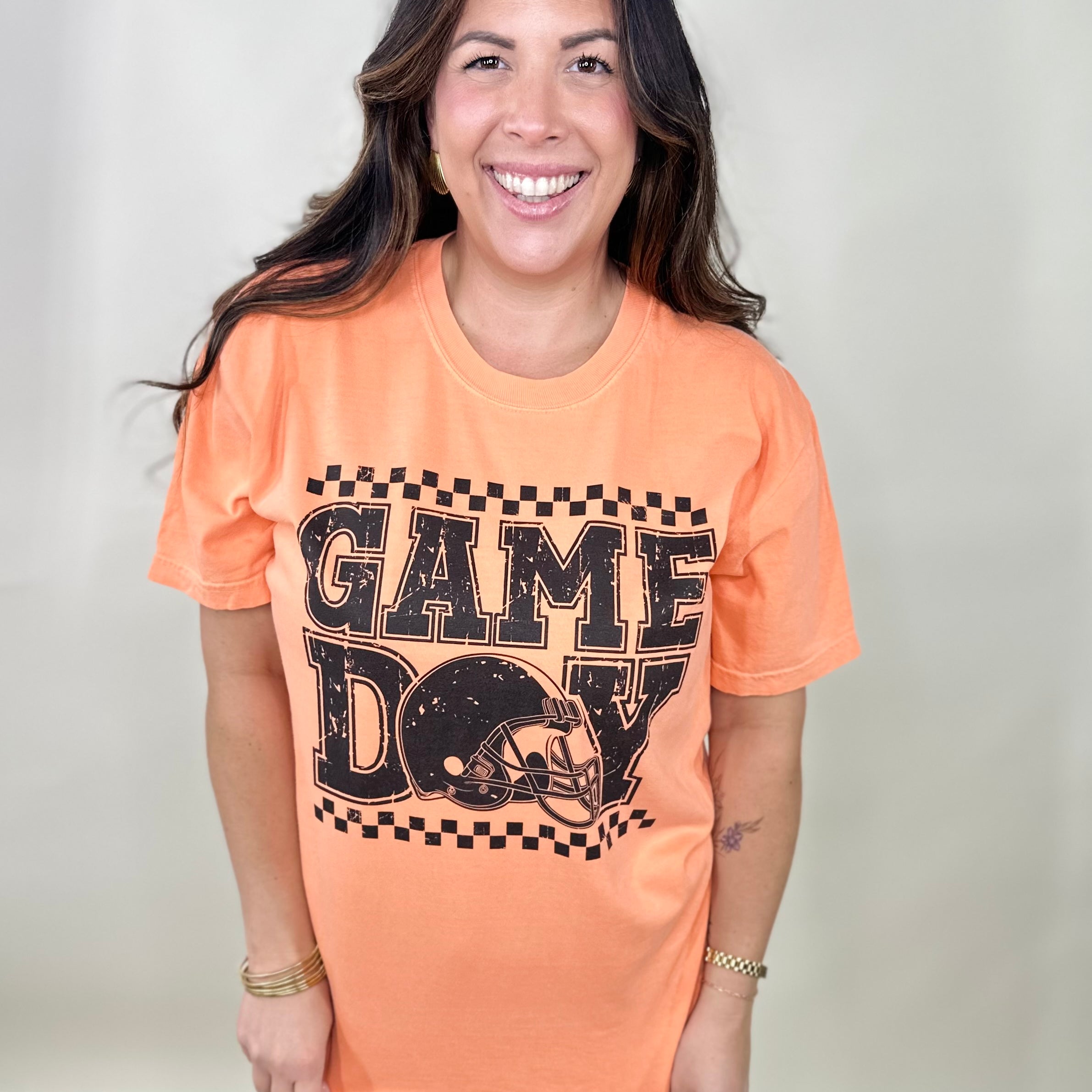 GAME DAY Graphic Tee (multiple color options)-130 Graphic Tees-Heathered Boho-Heathered Boho Boutique, Women's Fashion and Accessories in Palmetto, FL