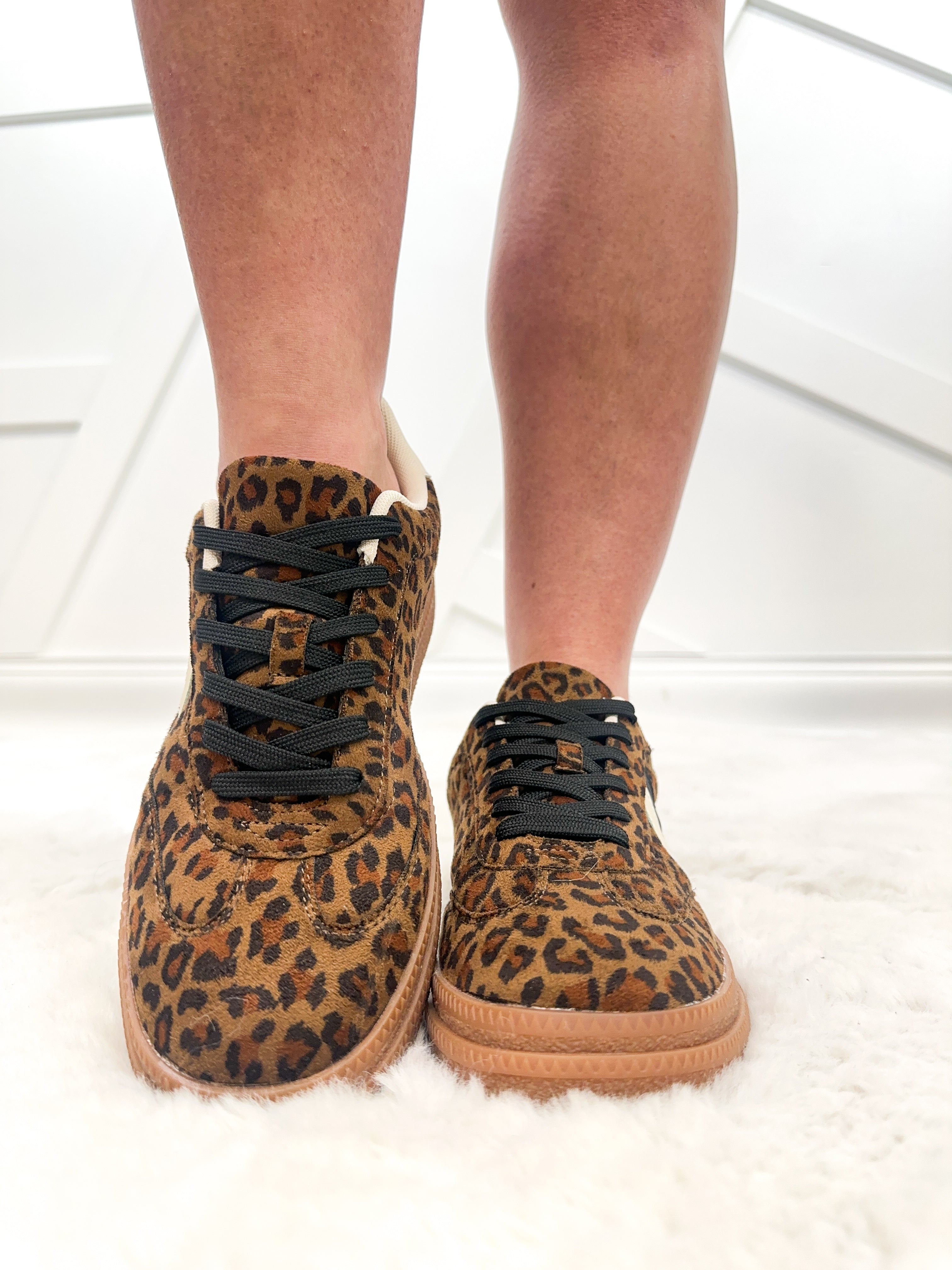 Legend Sneakers - Leopard-350 Shoes-BERNESS-Heathered Boho Boutique, Women's Fashion and Accessories in Palmetto, FL