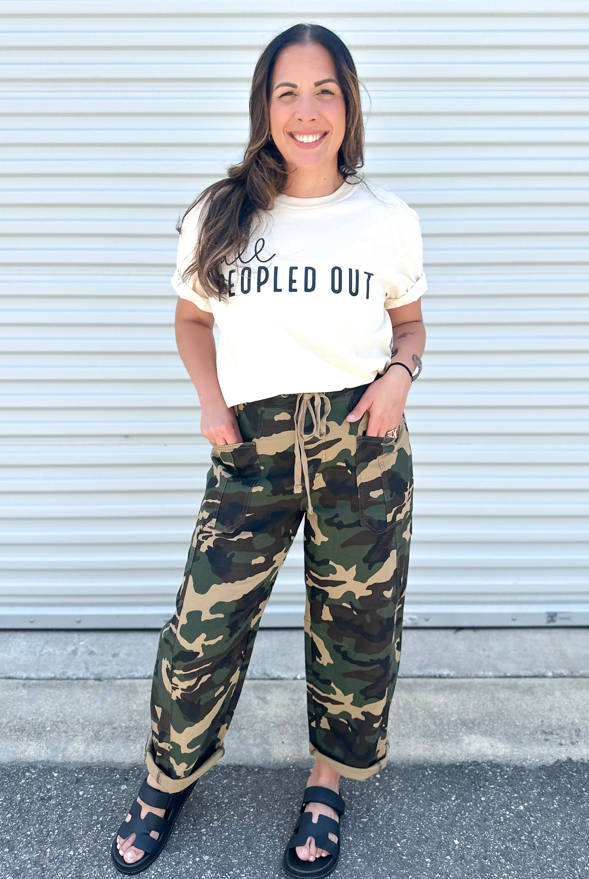 All Peopled Out Graphic Tee-130 Graphic Tees-Heathered Boho-Heathered Boho Boutique, Women's Fashion and Accessories in Palmetto, FL