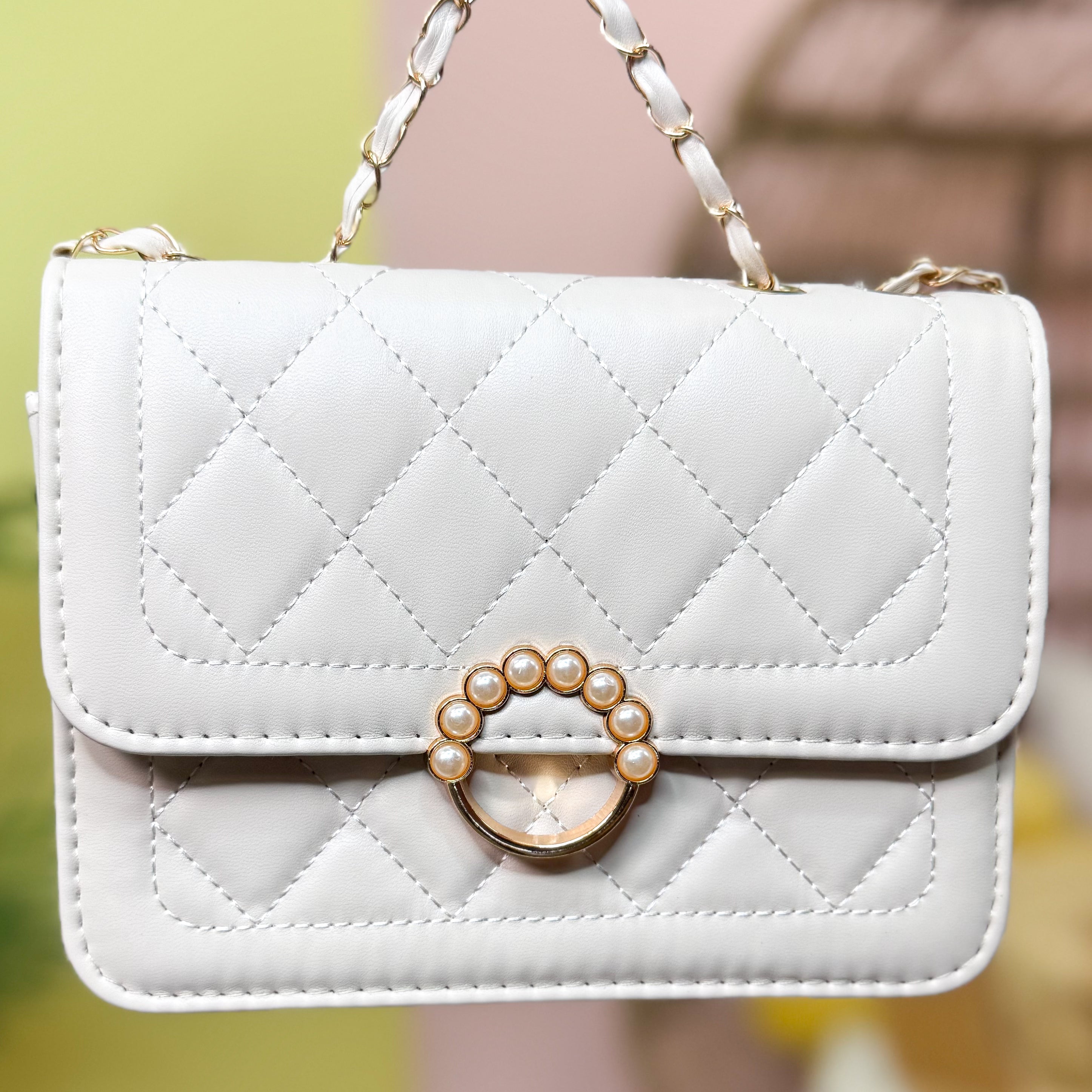 Pearl Luxe Crossbody Purse-320 Bags-Heathered Boho-Heathered Boho Boutique, Women's Fashion and Accessories in Palmetto, FL
