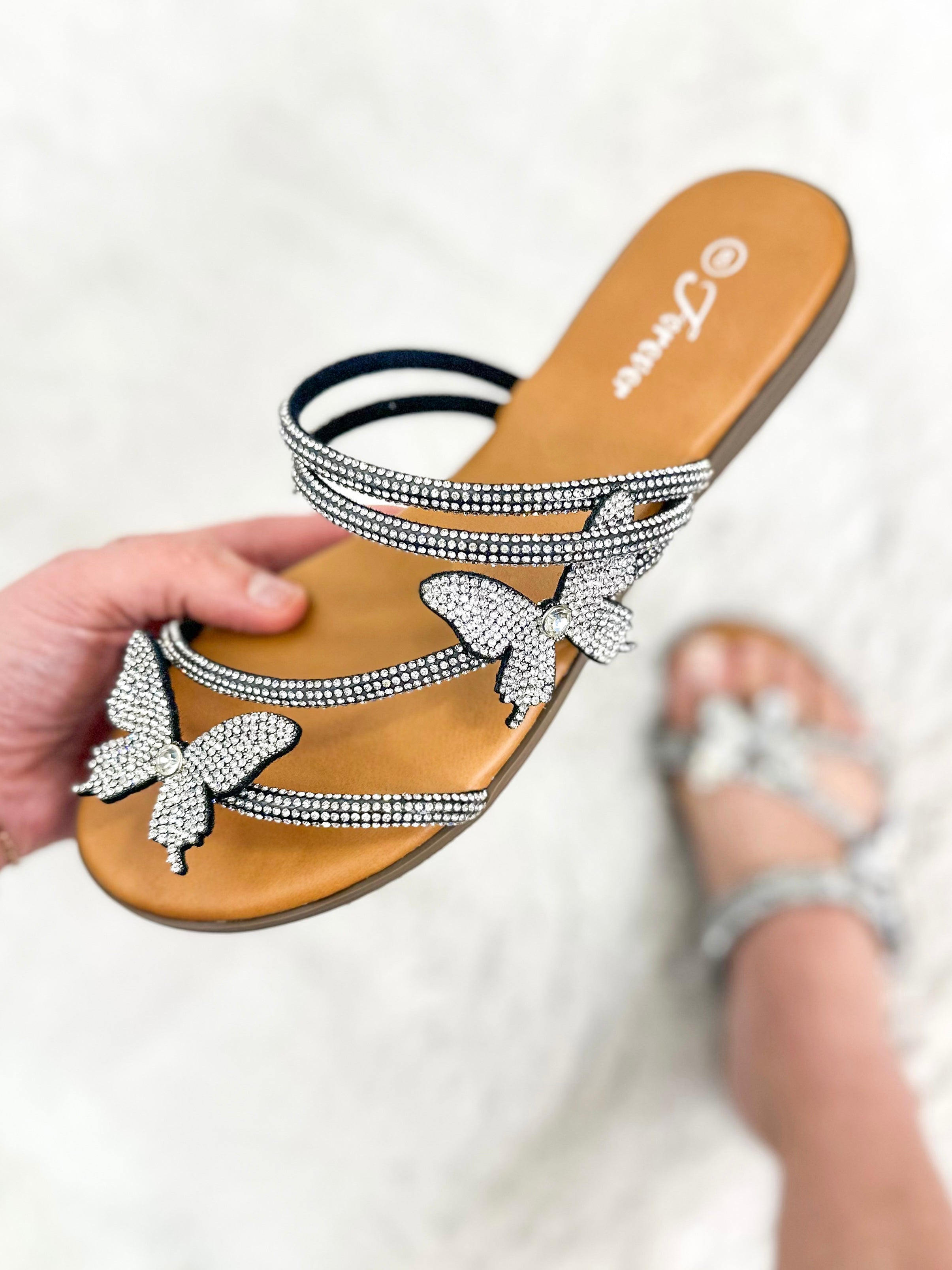 Restock: Mariposa Sandals - Black-350 SHOES-Forever Link-Heathered Boho Boutique, Women's Fashion and Accessories in Palmetto, FL