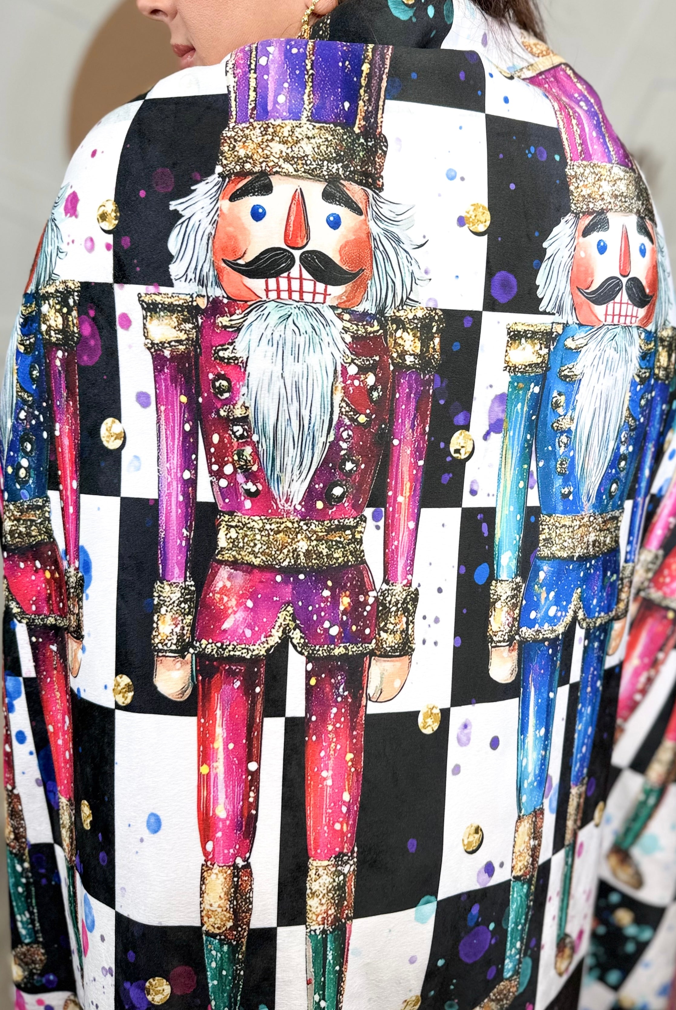 Nutcracker Remix Cloud Luxe Blanket-340 Other Accessories-Heathered Boho-Heathered Boho Boutique, Women's Fashion and Accessories in Palmetto, FL