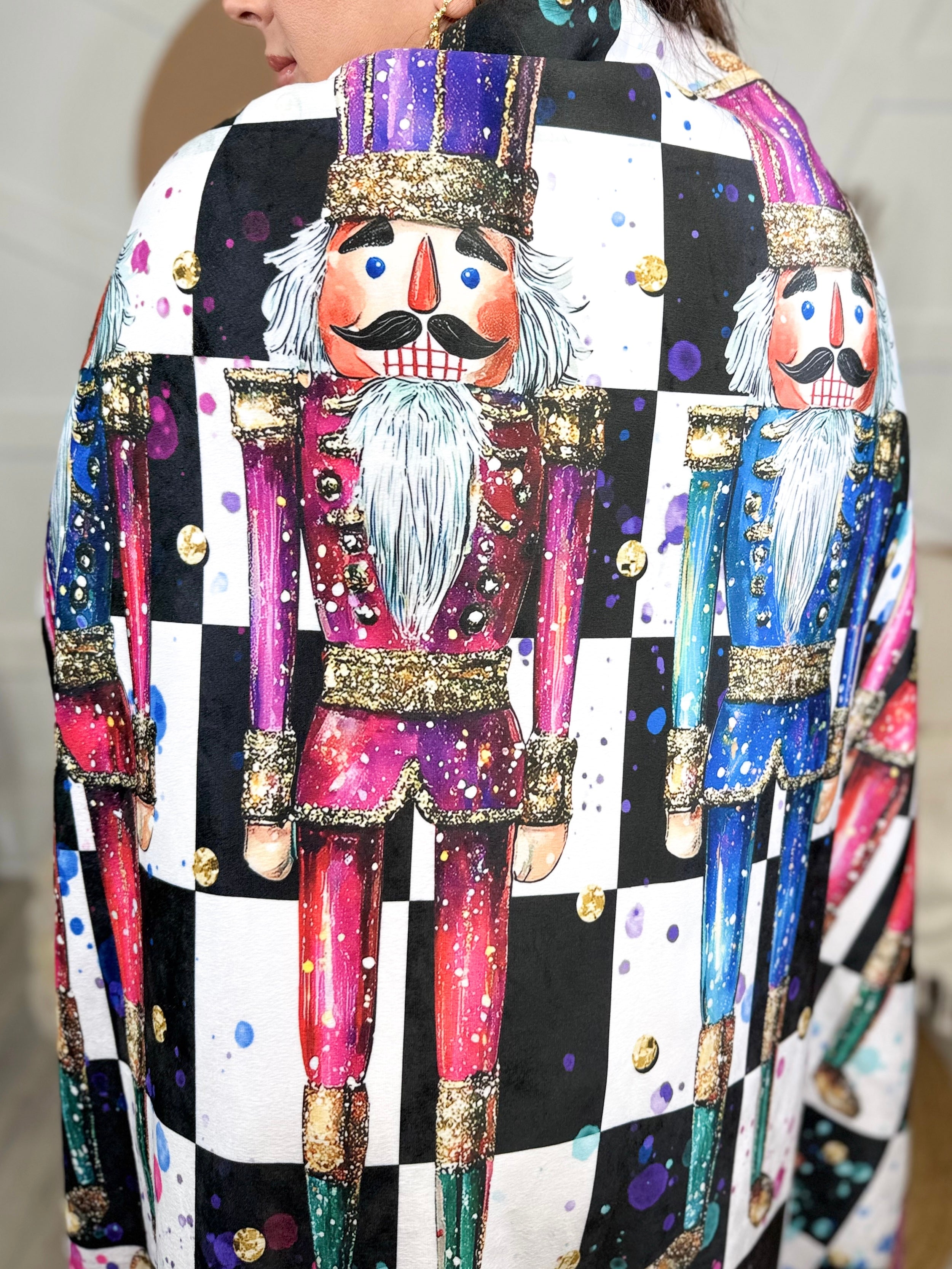 Nutcracker Remix Cloud Luxe Blanket-340 Other Accessories-Heathered Boho-Heathered Boho Boutique, Women's Fashion and Accessories in Palmetto, FL