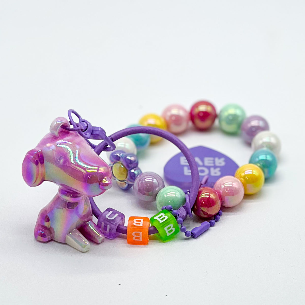 Marbled Pup KeyChain-340 Other Accessories-Heathered Boho-Heathered Boho Boutique, Women's Fashion and Accessories in Palmetto, FL