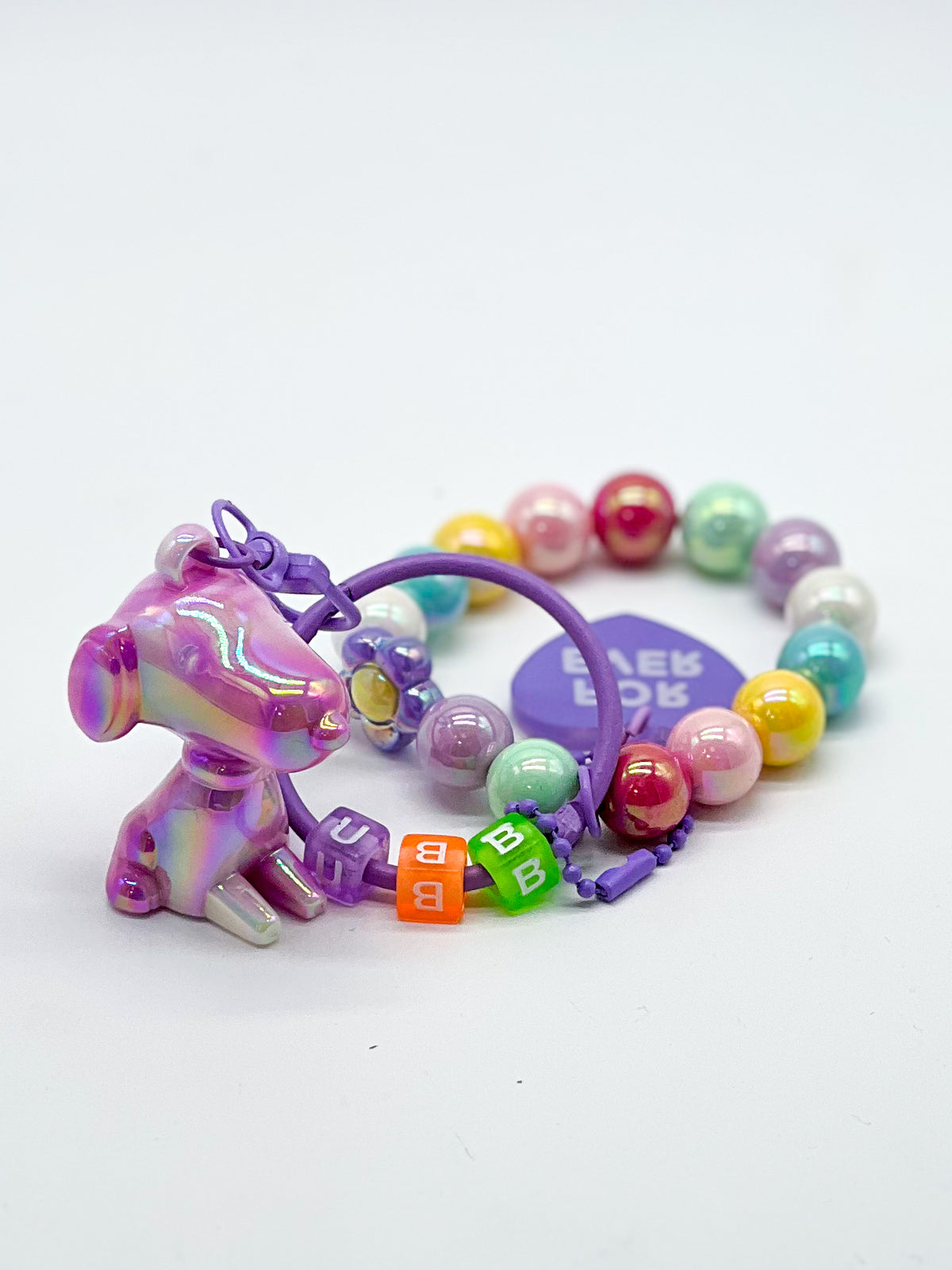 Marbled Pup KeyChain-340 Other Accessories-Heathered Boho-Heathered Boho Boutique, Women's Fashion and Accessories in Palmetto, FL