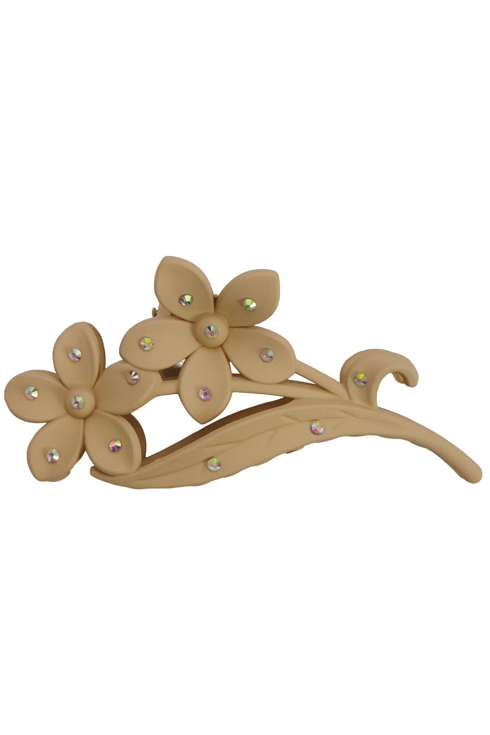 Bling Matte Flower Bouquet Hair Claw-Cap Zone-Heathered Boho Boutique, Women's Fashion and Accessories in Palmetto, FL