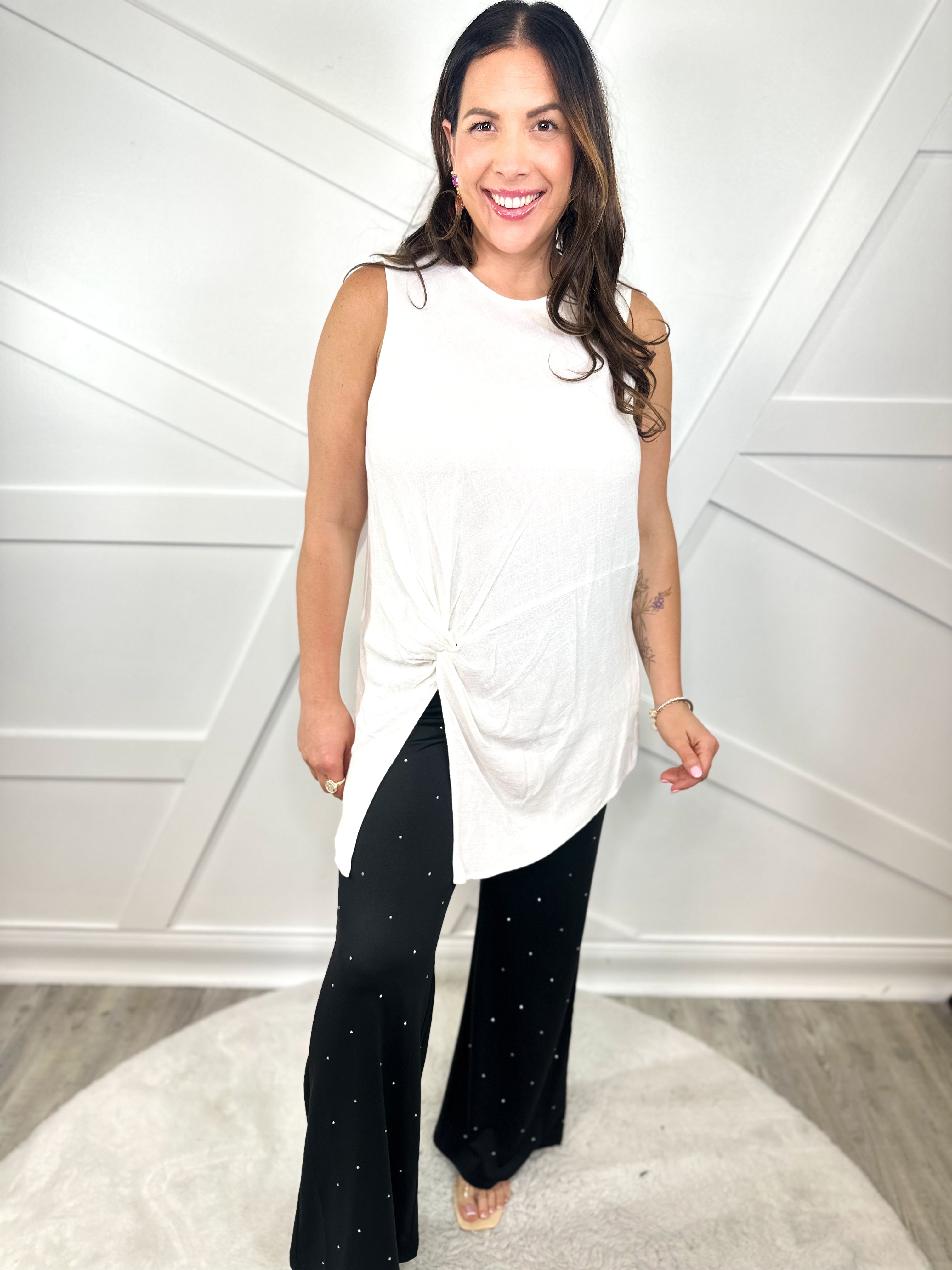 Daily Effort Top-100 Tank/Crop Tops-White Birch-Heathered Boho Boutique, Women's Fashion and Accessories in Palmetto, FL