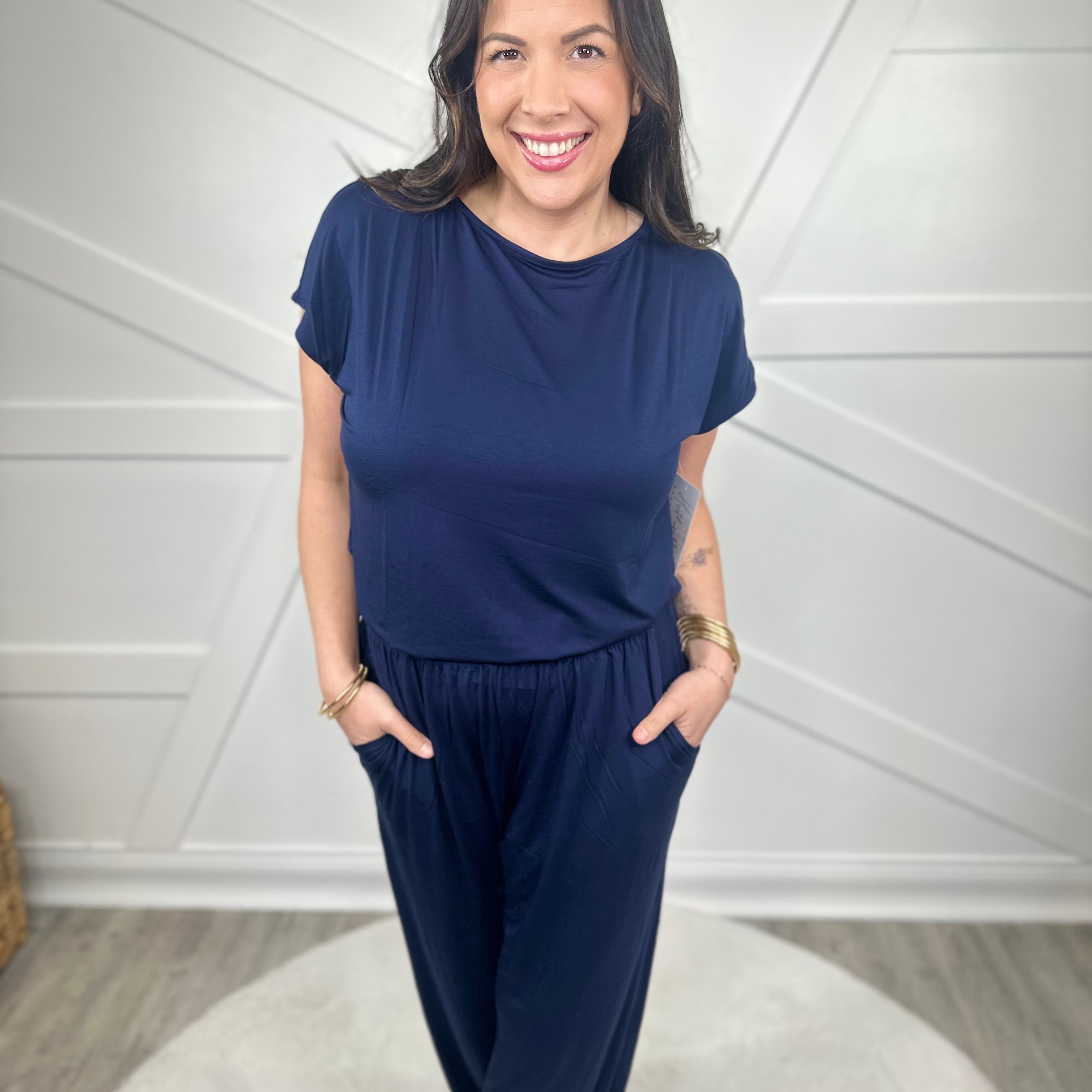 Restock: Game Changer Wide Leg Pants-150 PANTS-RAE MODE-Heathered Boho Boutique, Women's Fashion and Accessories in Palmetto, FL