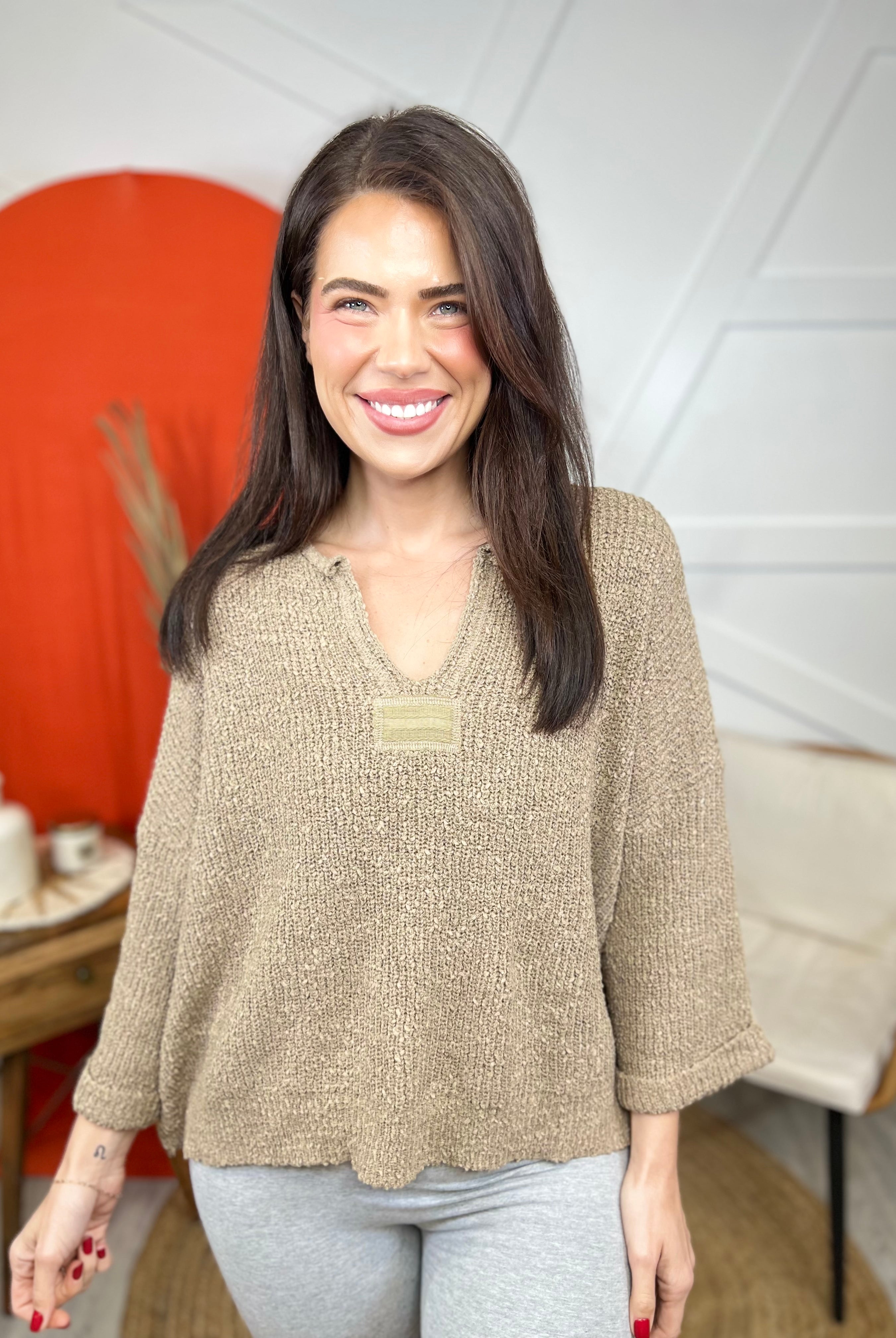 Hangout Sweater-125 SWEATER-Sew In Love-Heathered Boho Boutique, Women's Fashion and Accessories in Palmetto, FL
