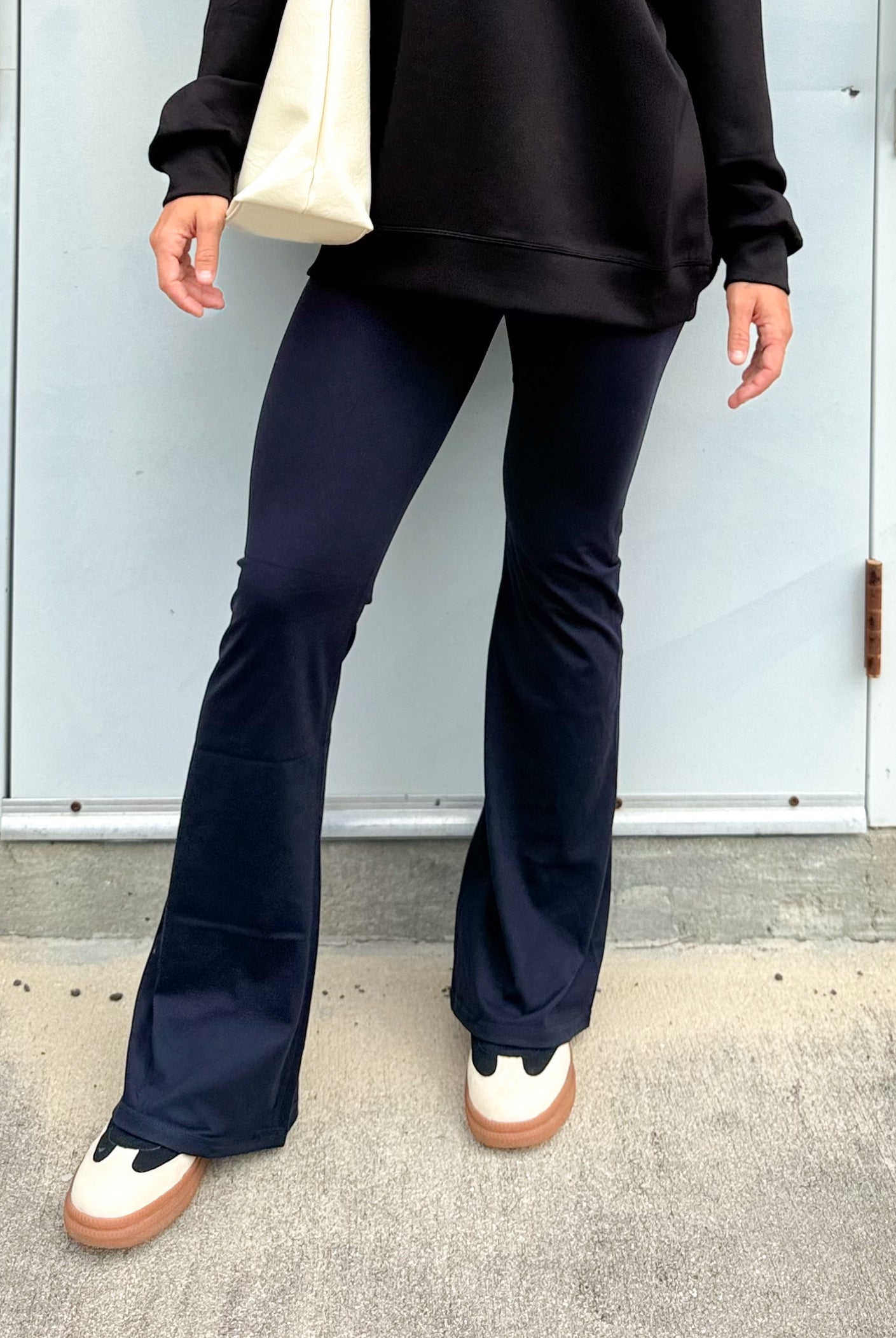 Venice Crossover Yoga Pants-180 LEGGINGS-MONO B-Heathered Boho Boutique, Women's Fashion and Accessories in Palmetto, FL