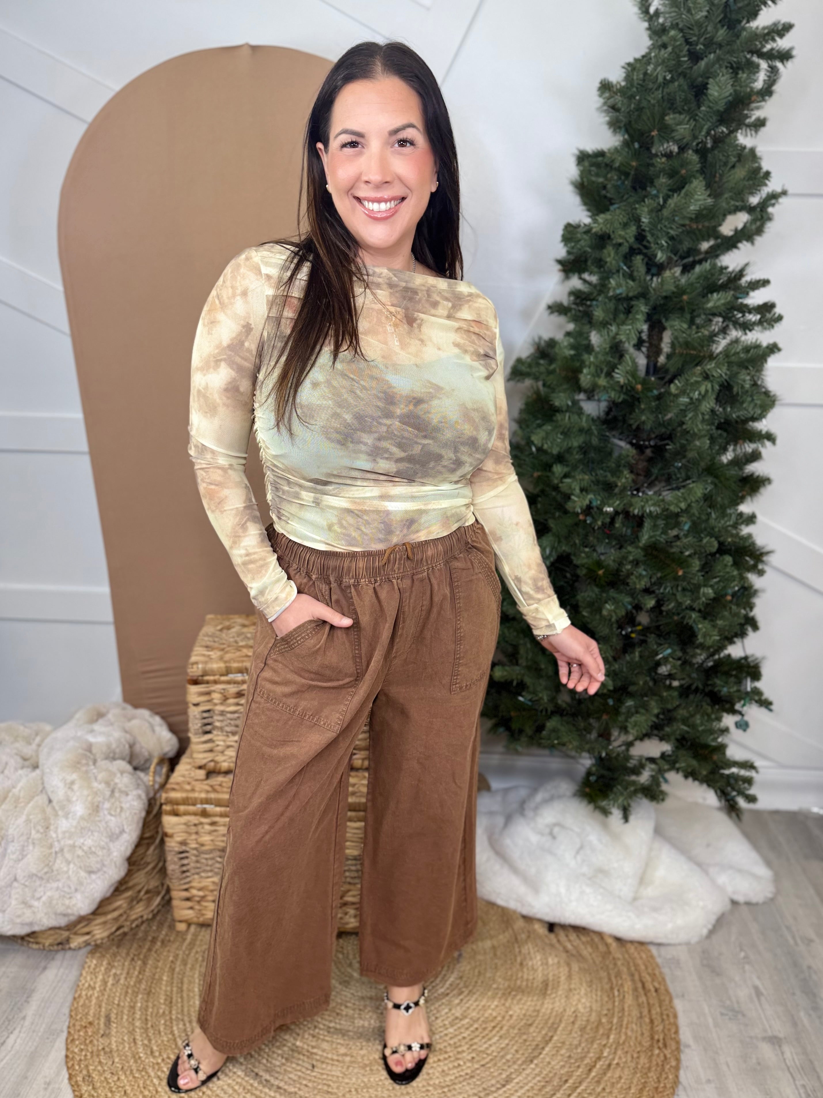 All Ambition Top-120 LONG SLEEVE TOPS-WHITE BIRCH-Heathered Boho Boutique, Women's Fashion and Accessories in Palmetto, FL