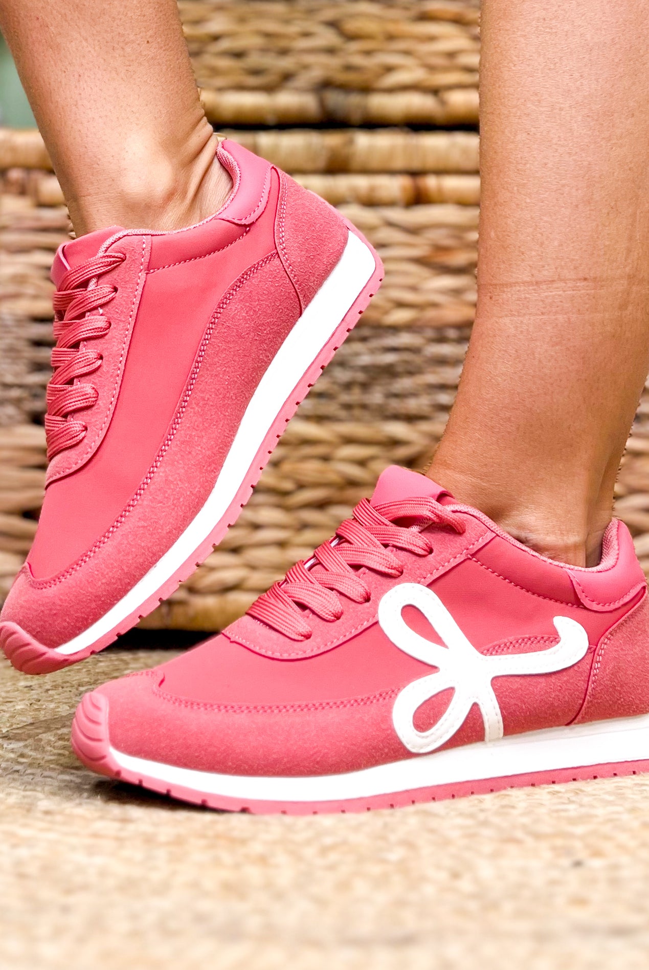 Enchanted Sneakers - Pink-350 SHOES-BERNESS-Heathered Boho Boutique, Women's Fashion and Accessories in Palmetto, FL