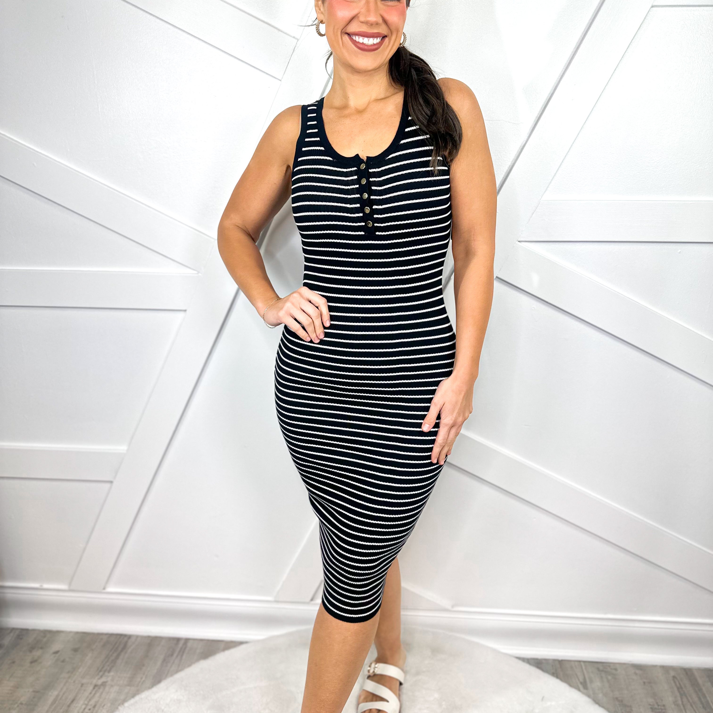 Restock: Modern Take Dress-230 DRESSES/JUMPSUITS/ROMPERS-Love Tree-Heathered Boho Boutique, Women's Fashion and Accessories in Palmetto, FL