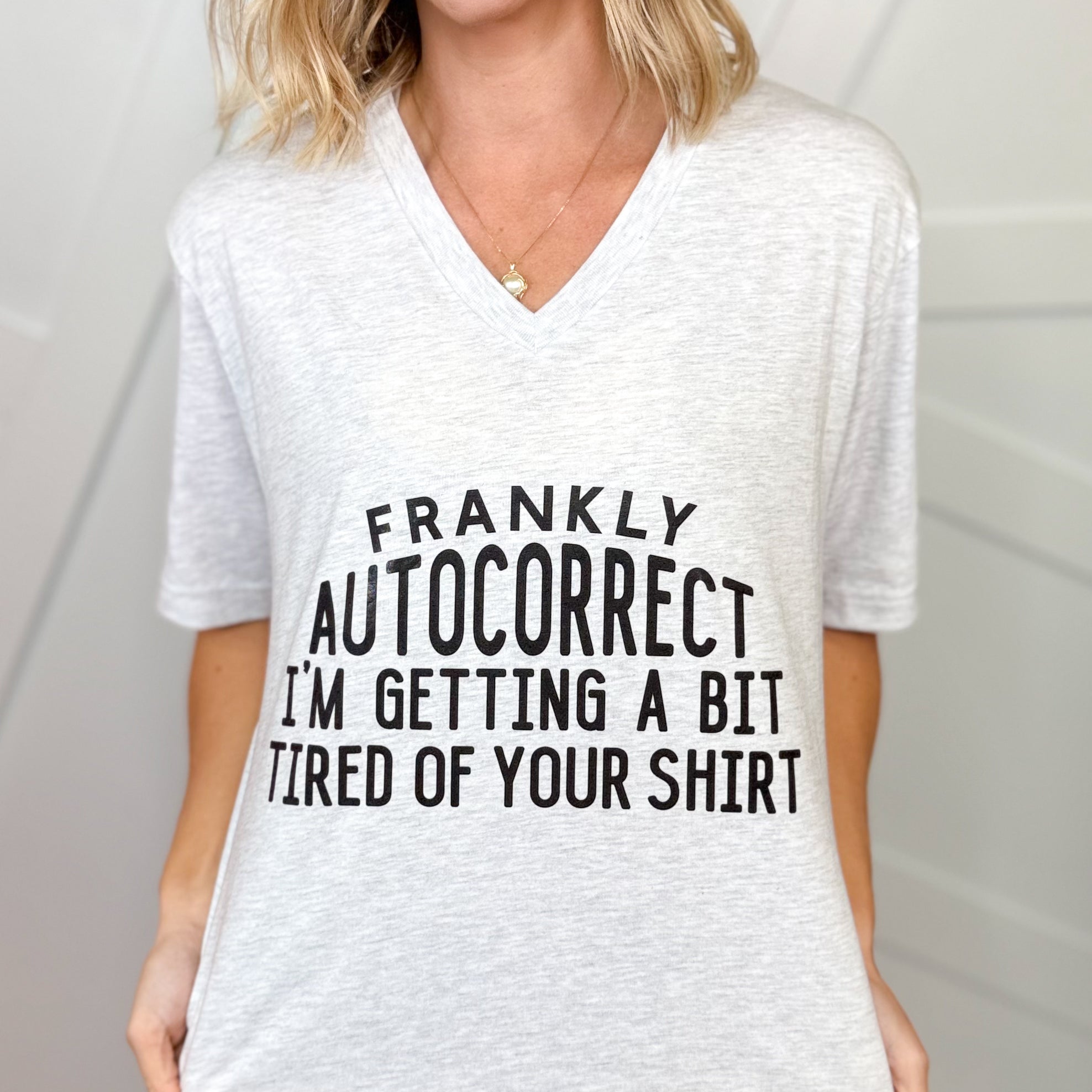 Autocorrect Graphic Tee-130 Graphic Tees-Heathered Boho-Heathered Boho Boutique, Women's Fashion and Accessories in Palmetto, FL