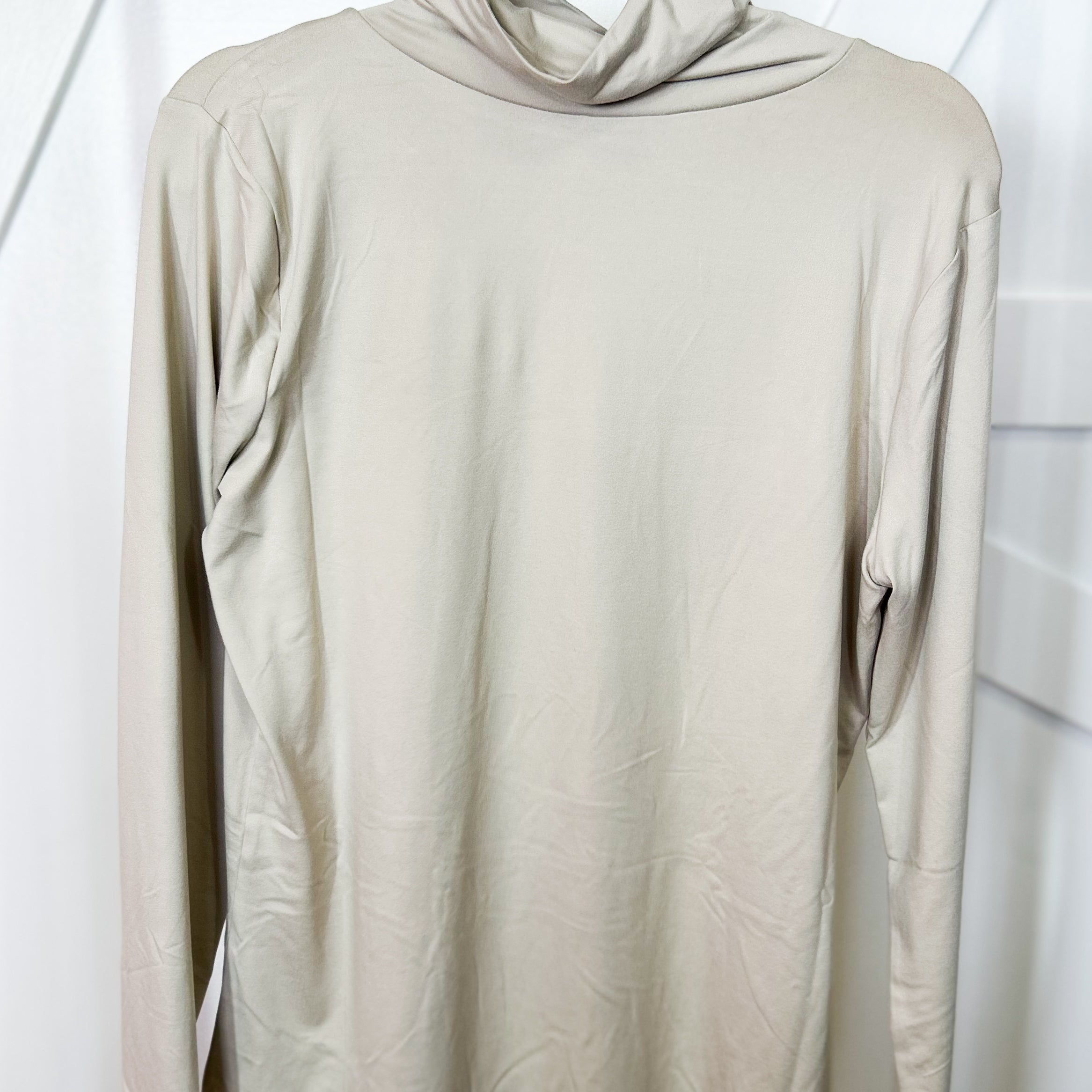 The Everyday Luxe Turtleneck Tunic Top-120 LONG SLEEVE TOPS-ZENANA-Heathered Boho Boutique, Women's Fashion and Accessories in Palmetto, FL